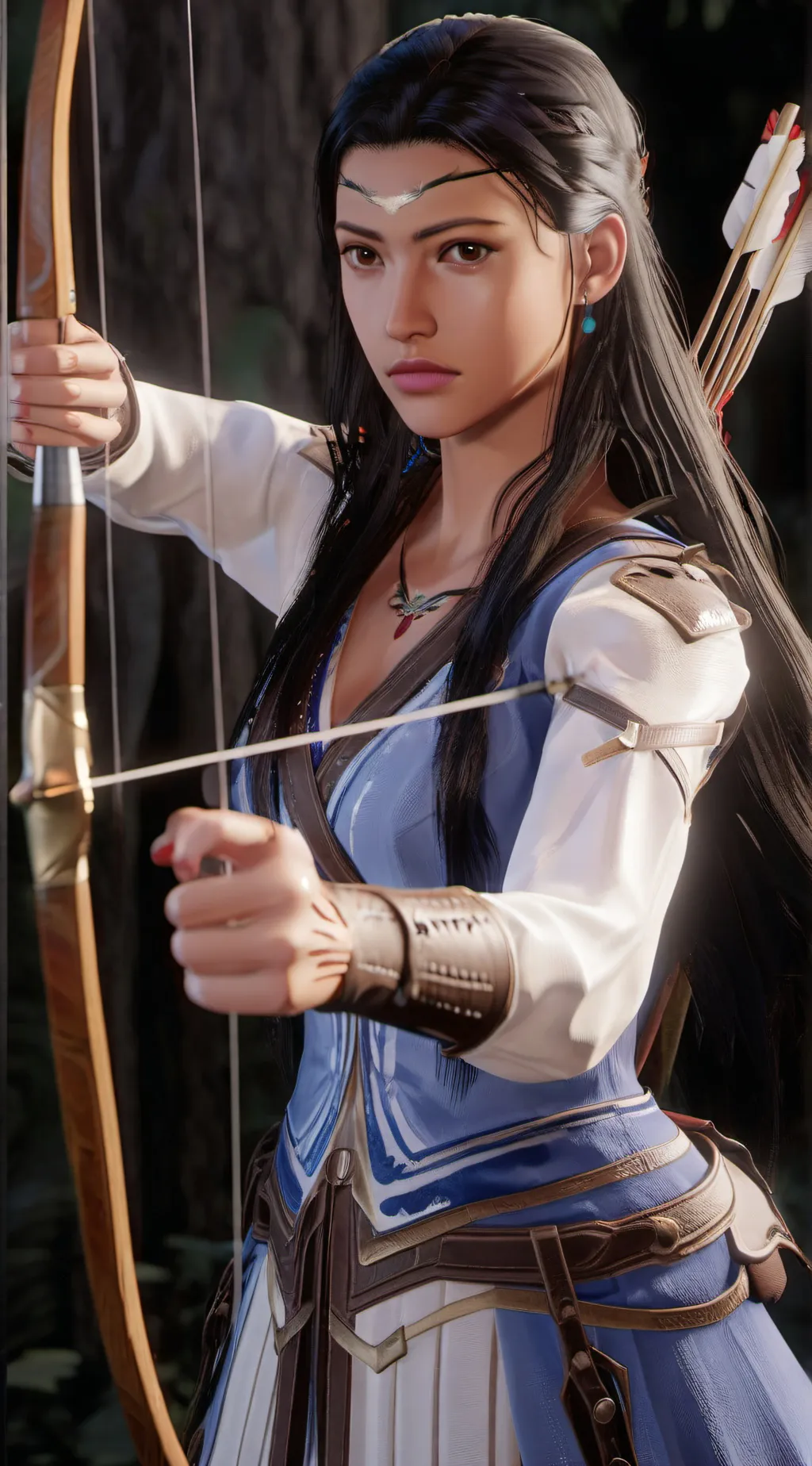 ai character: Zoë Nightshade  background