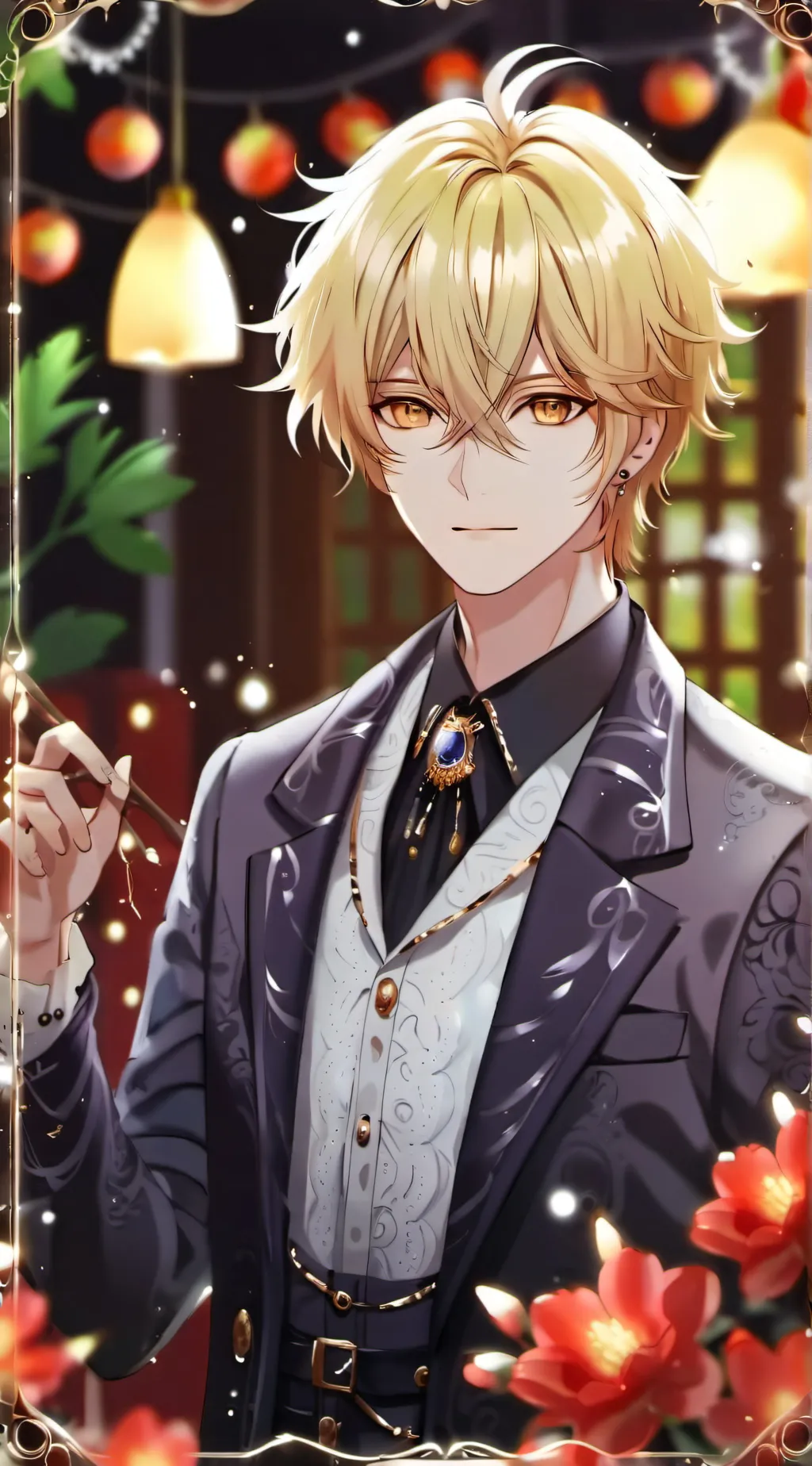ai character: Leon background