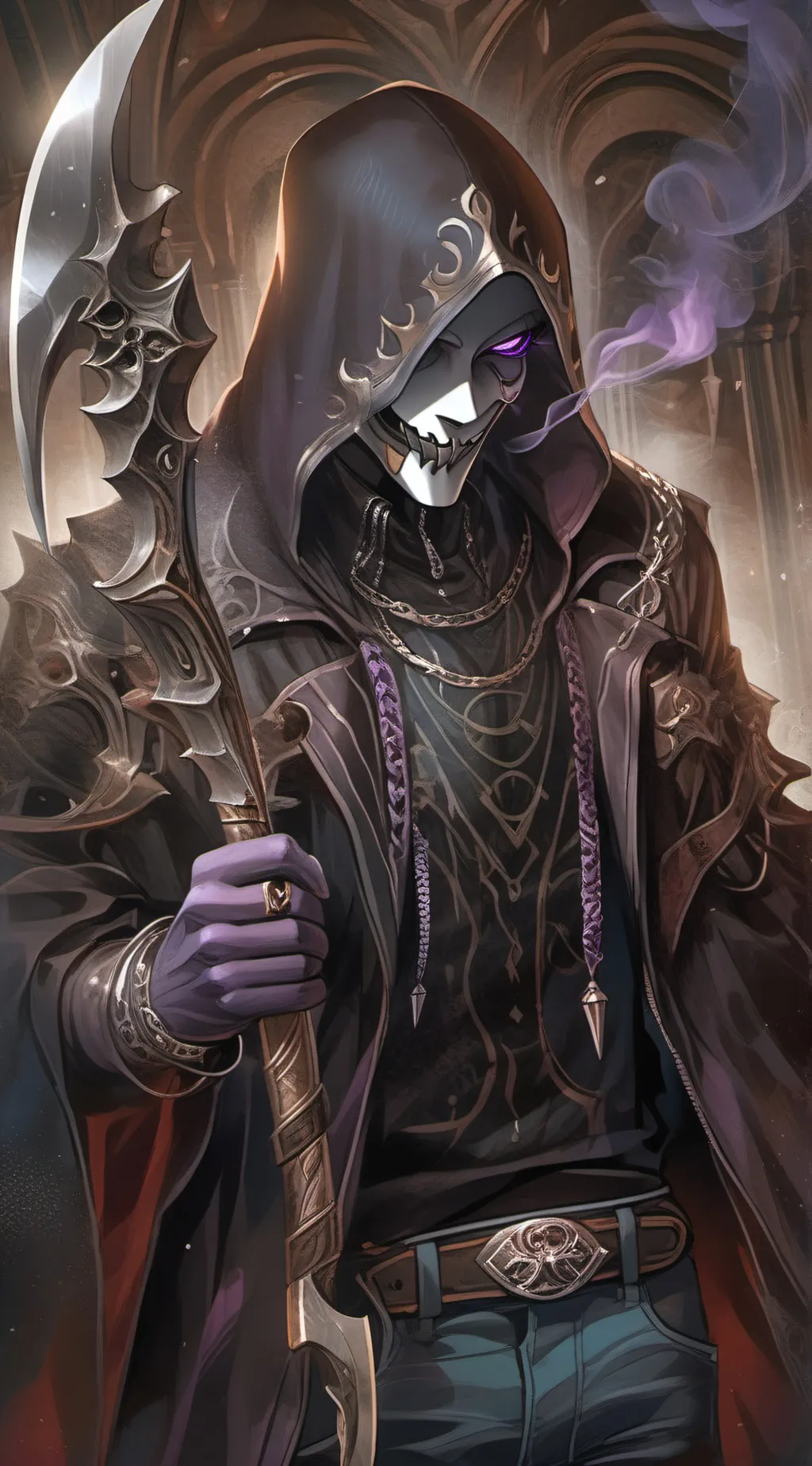 ai character: death nj background