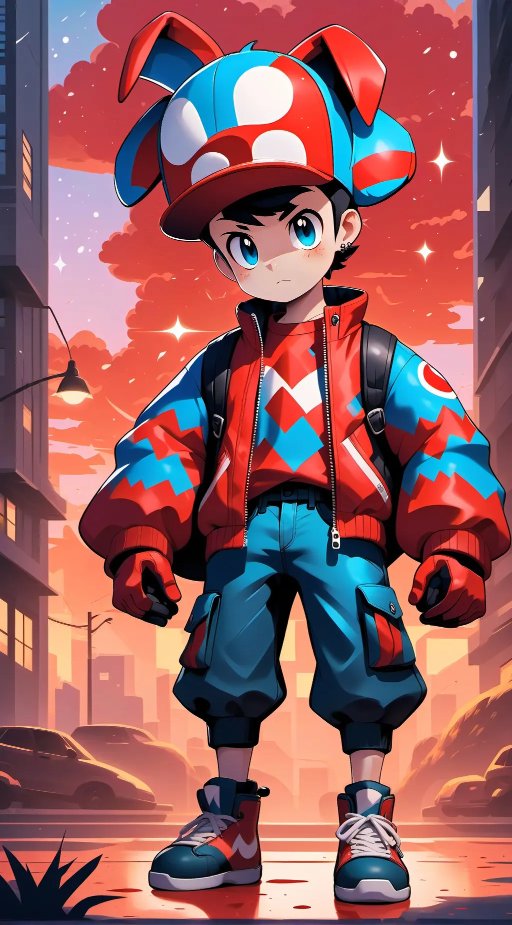 ai character: Max background