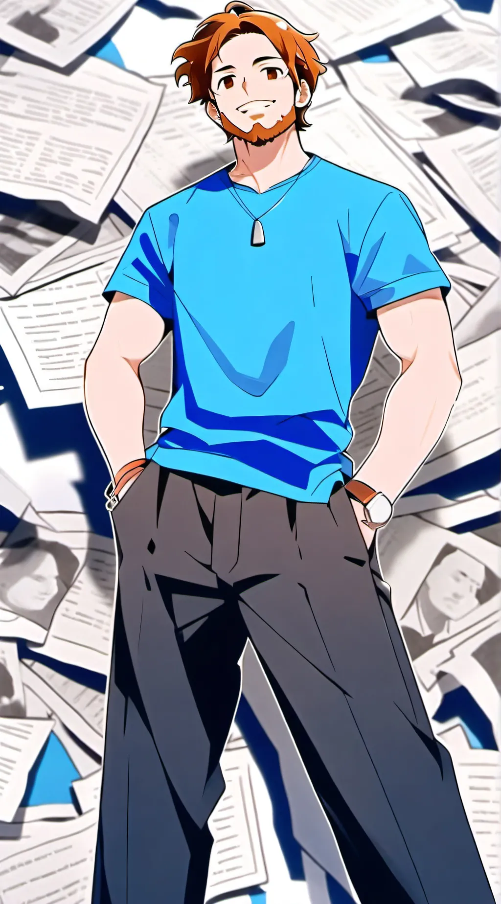 ai character: Random dude..  background