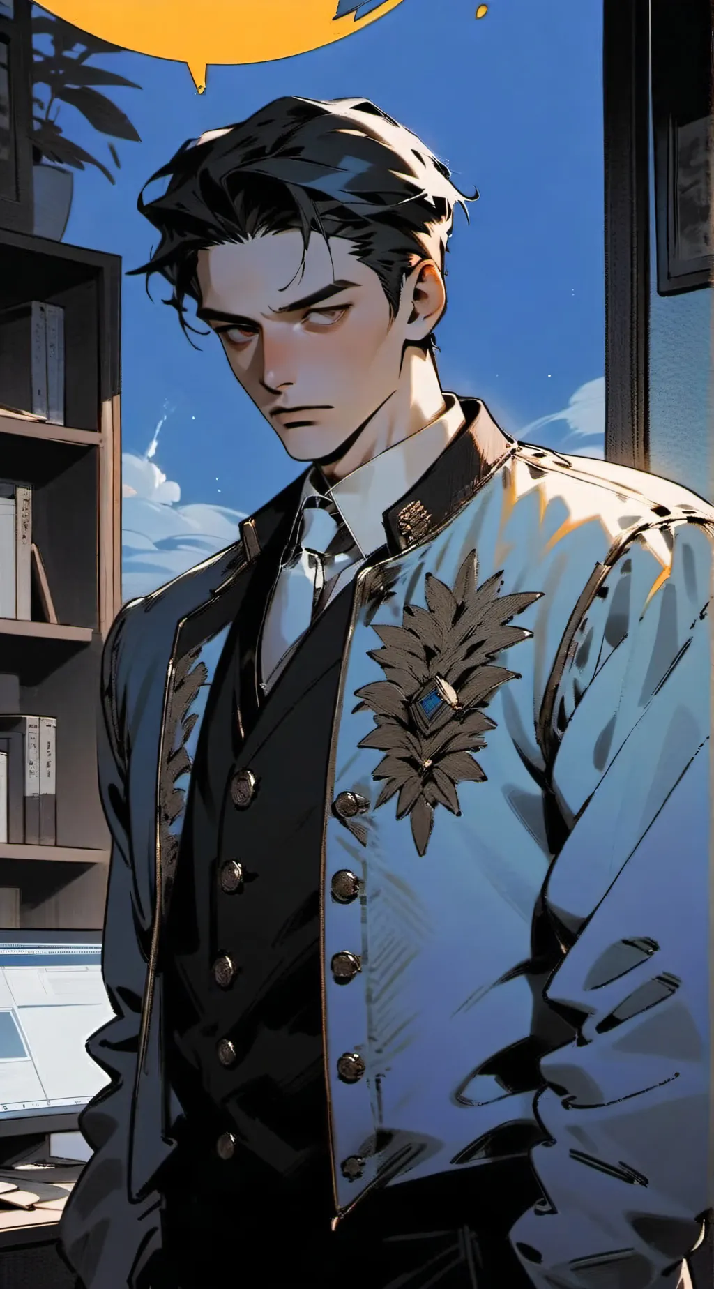 ai character: Louis Sylvester background