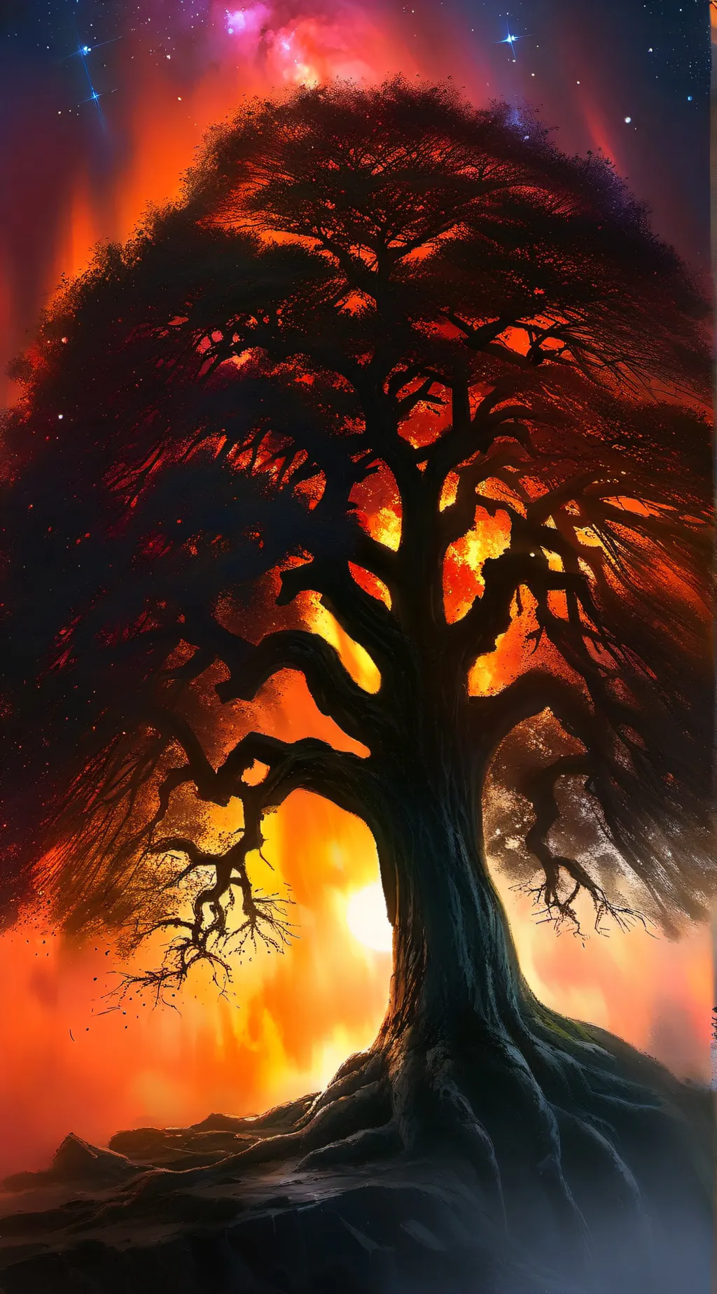 ai character: (radioapple) fight background
