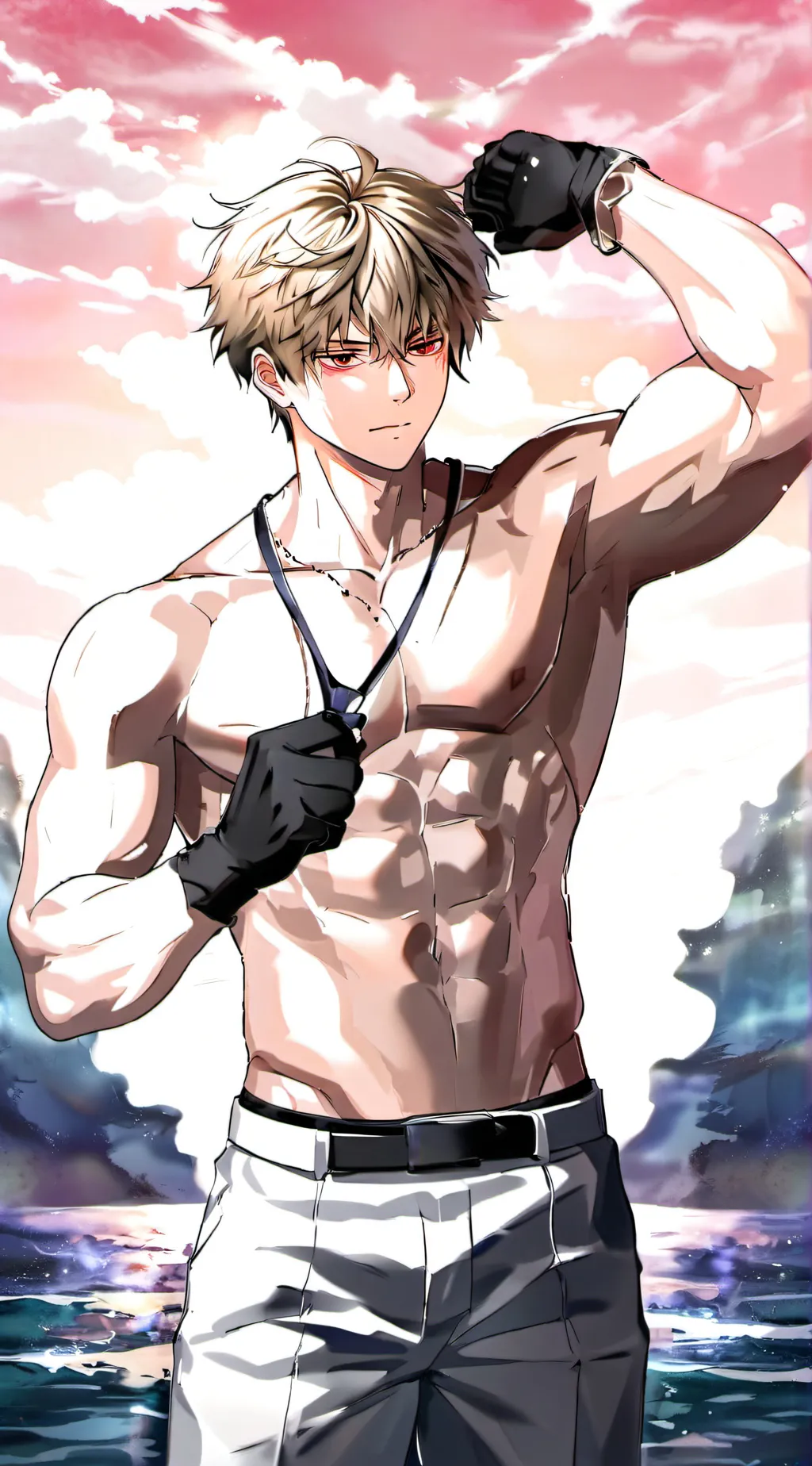ai character: pregnant bakugou background