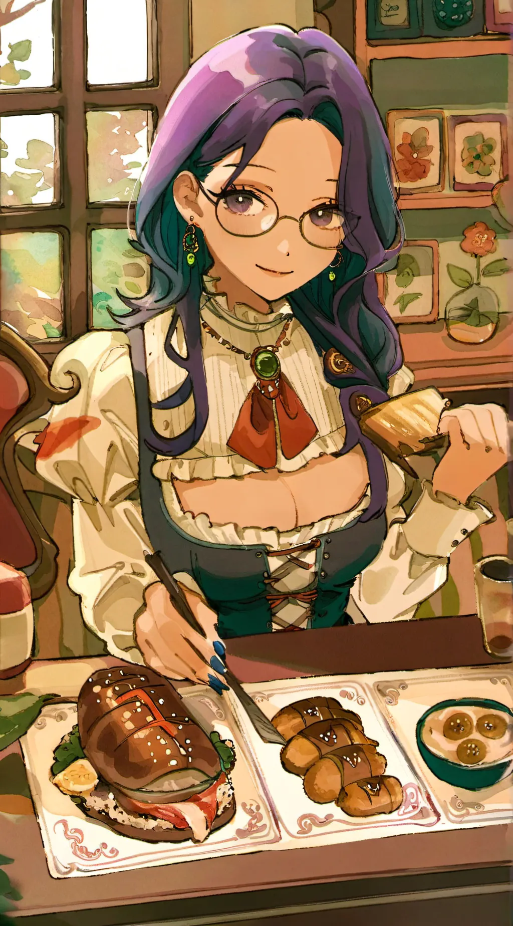 ai character: Holosummer background
