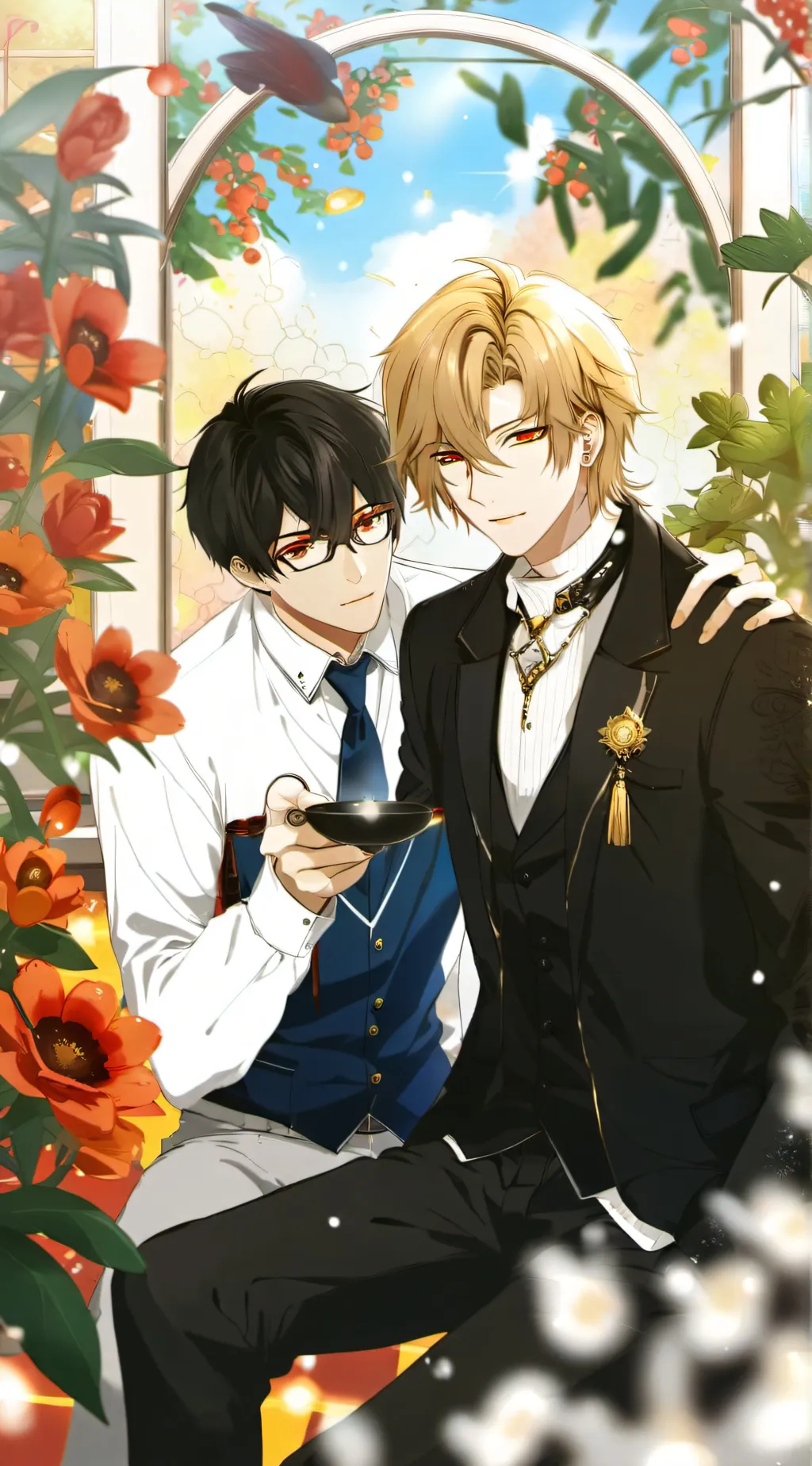 ai character: Gay husband  background