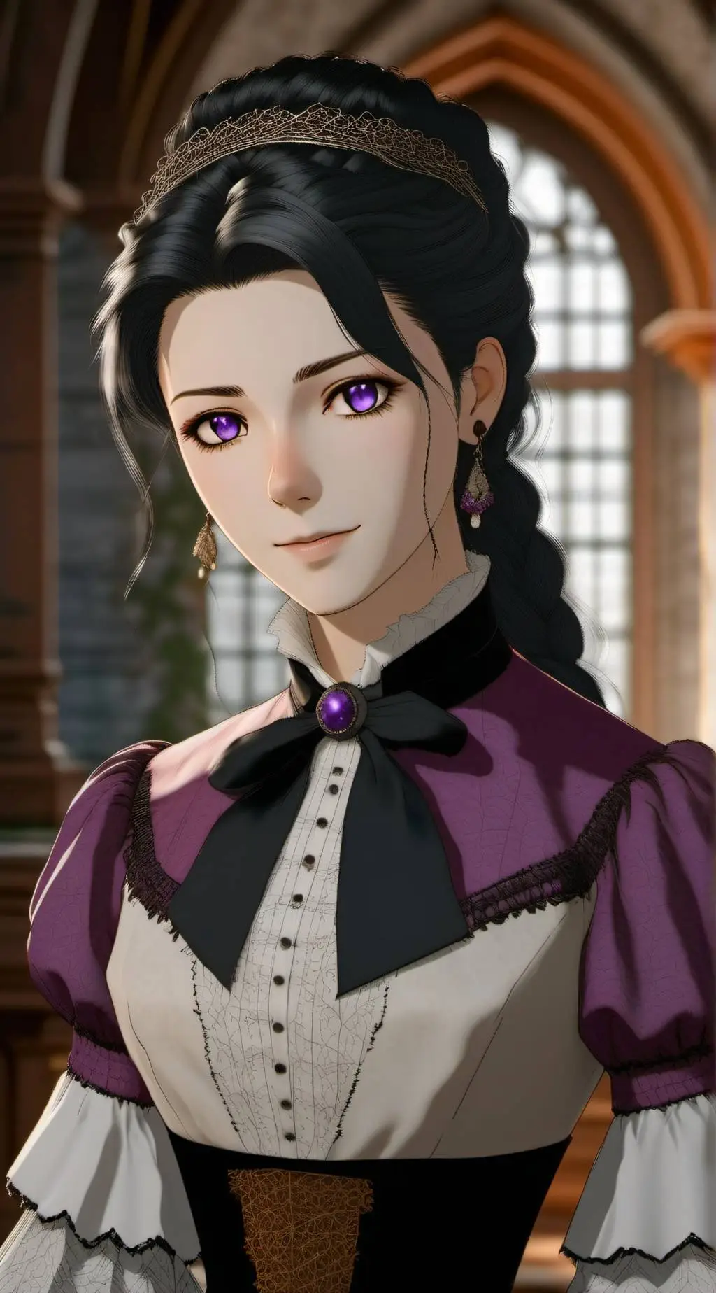 ai character: Allison  background