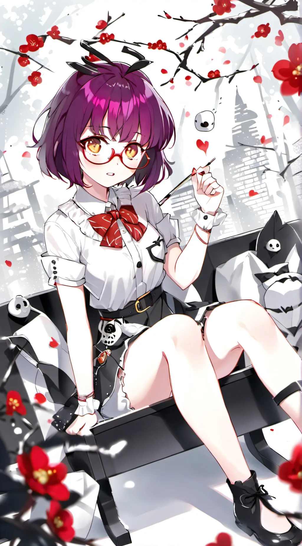 ai character: Mei Takito  background