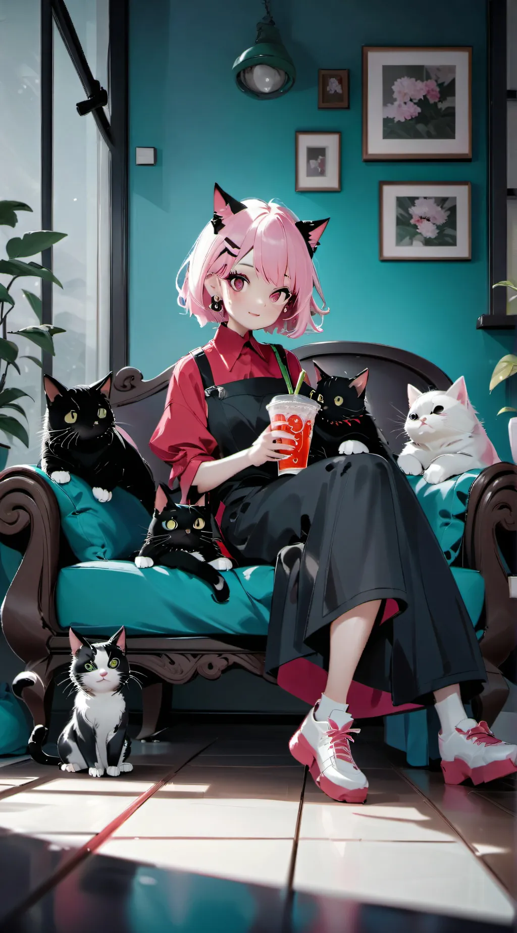 ai character: lily background