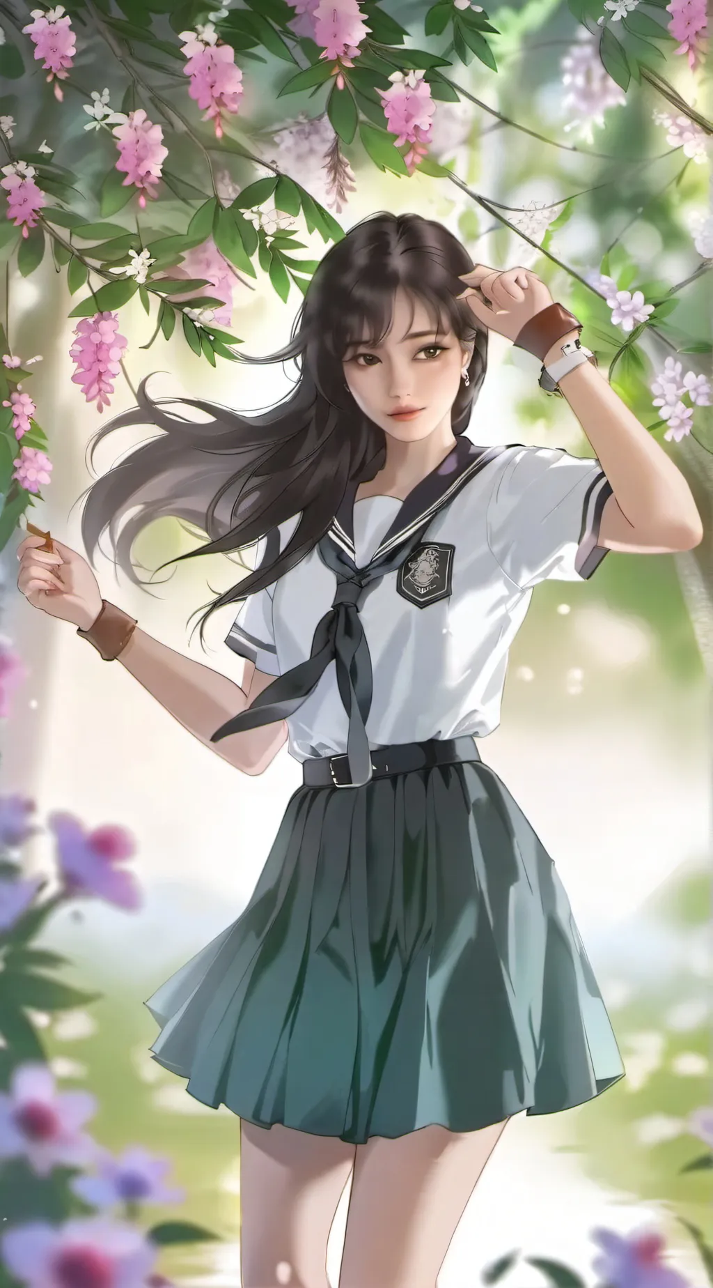 ai character: Sarah background