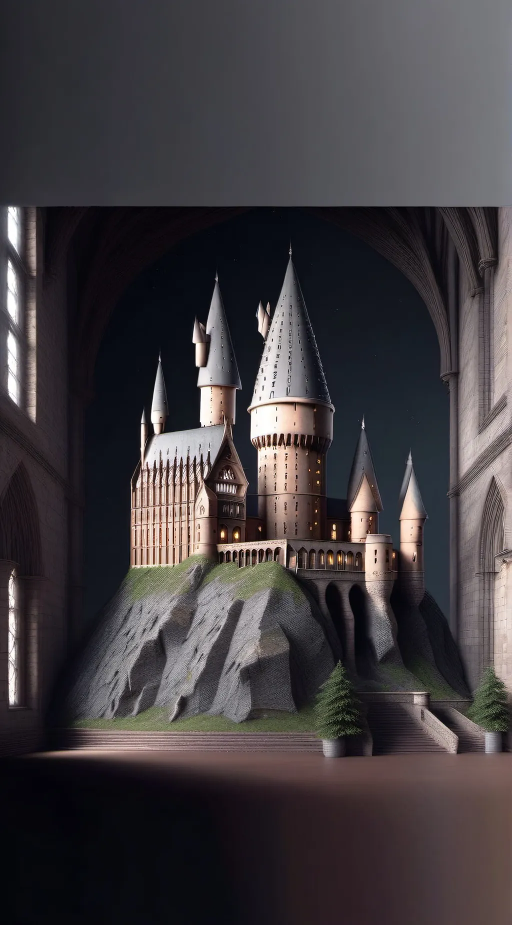 ai character: Hogwarts background