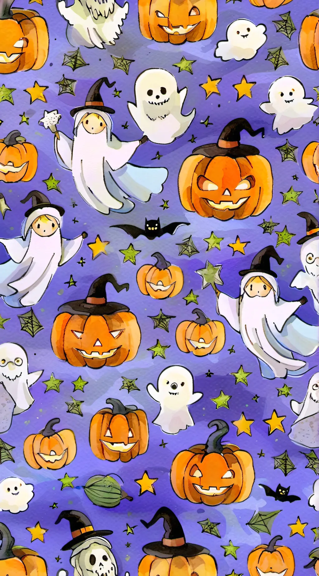 ai character: halloween  background
