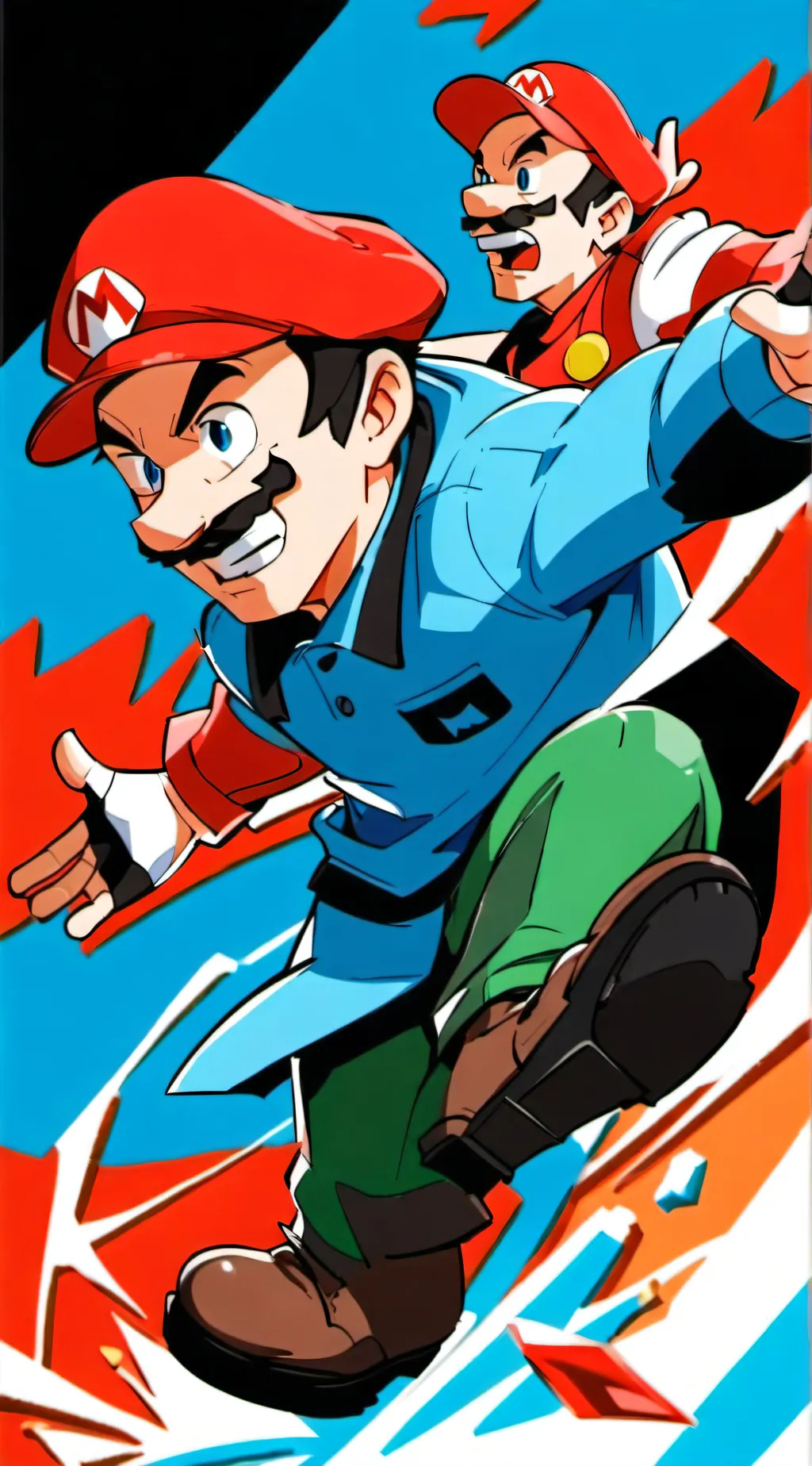 ai character: mario background