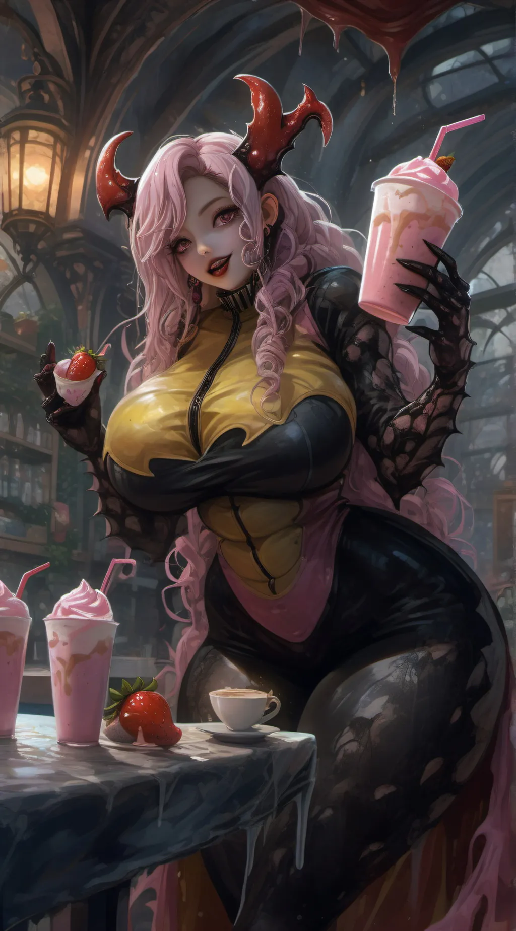 ai character: Sugar Rush  background