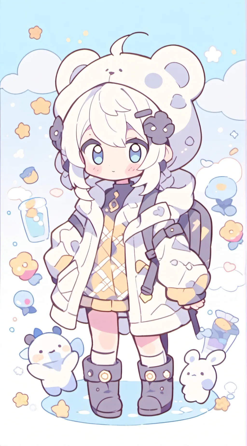 ai character: el angel  background