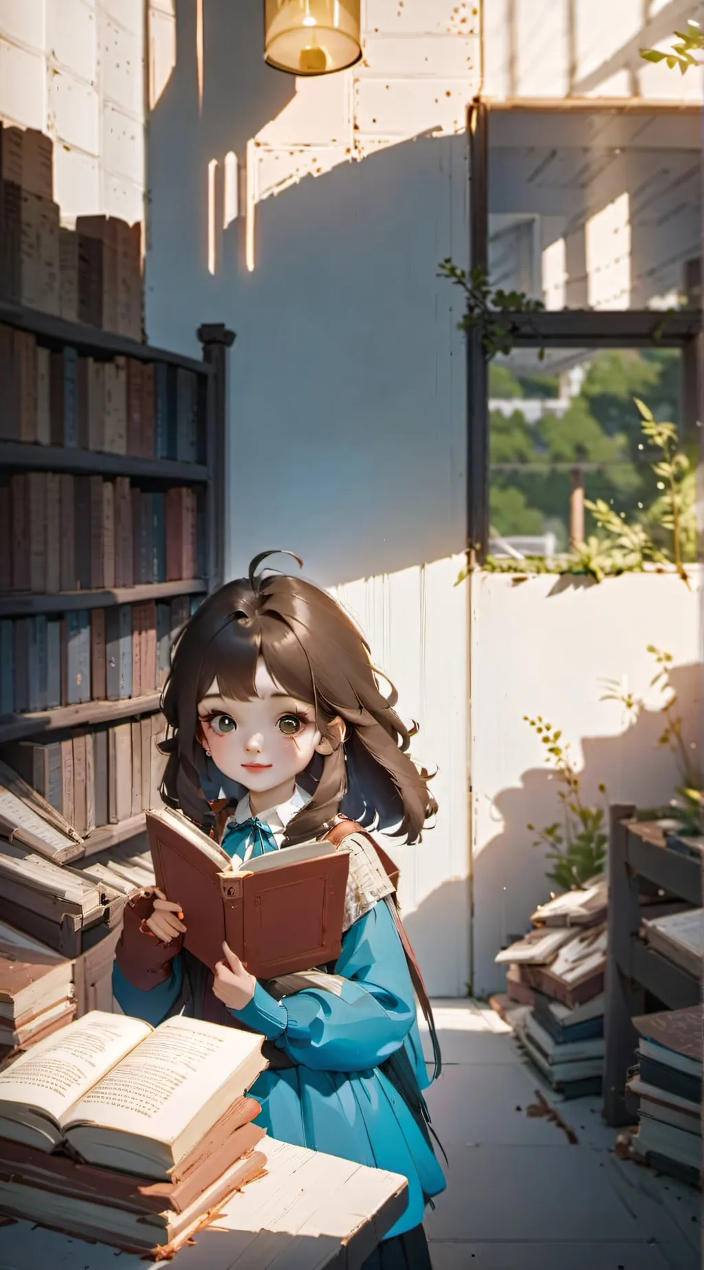 ai character: Matilda wormwood background