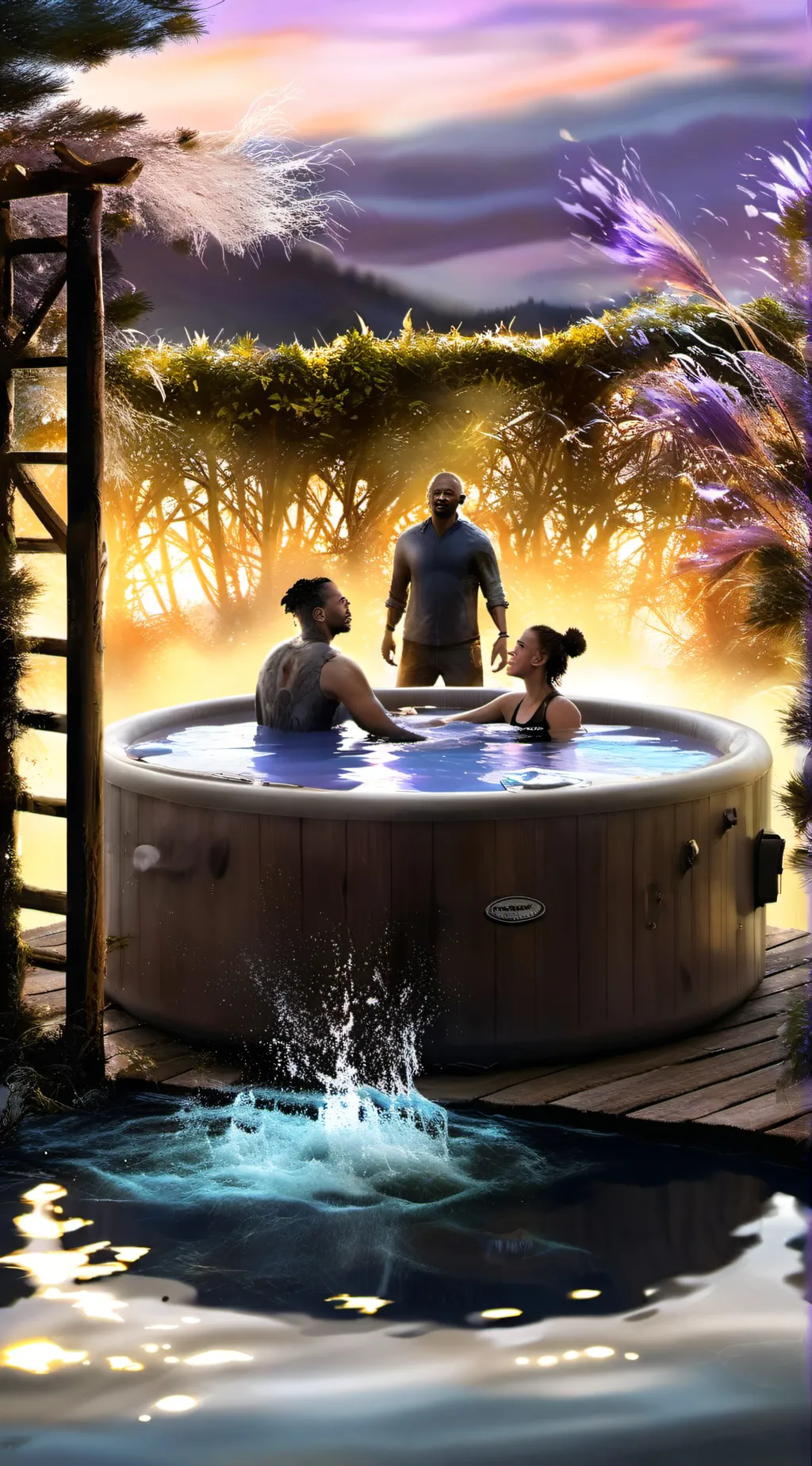 ai character: Oliver and jaxon  background