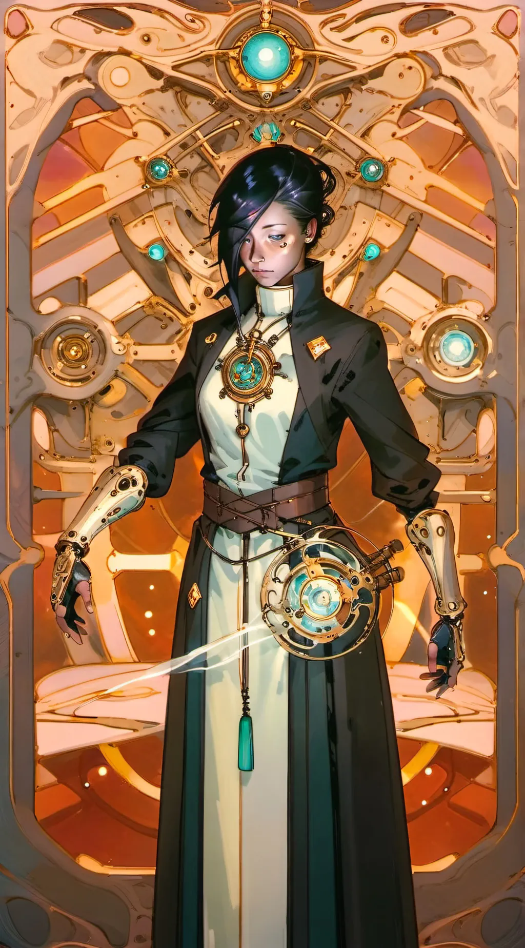 ai character: mother of time background