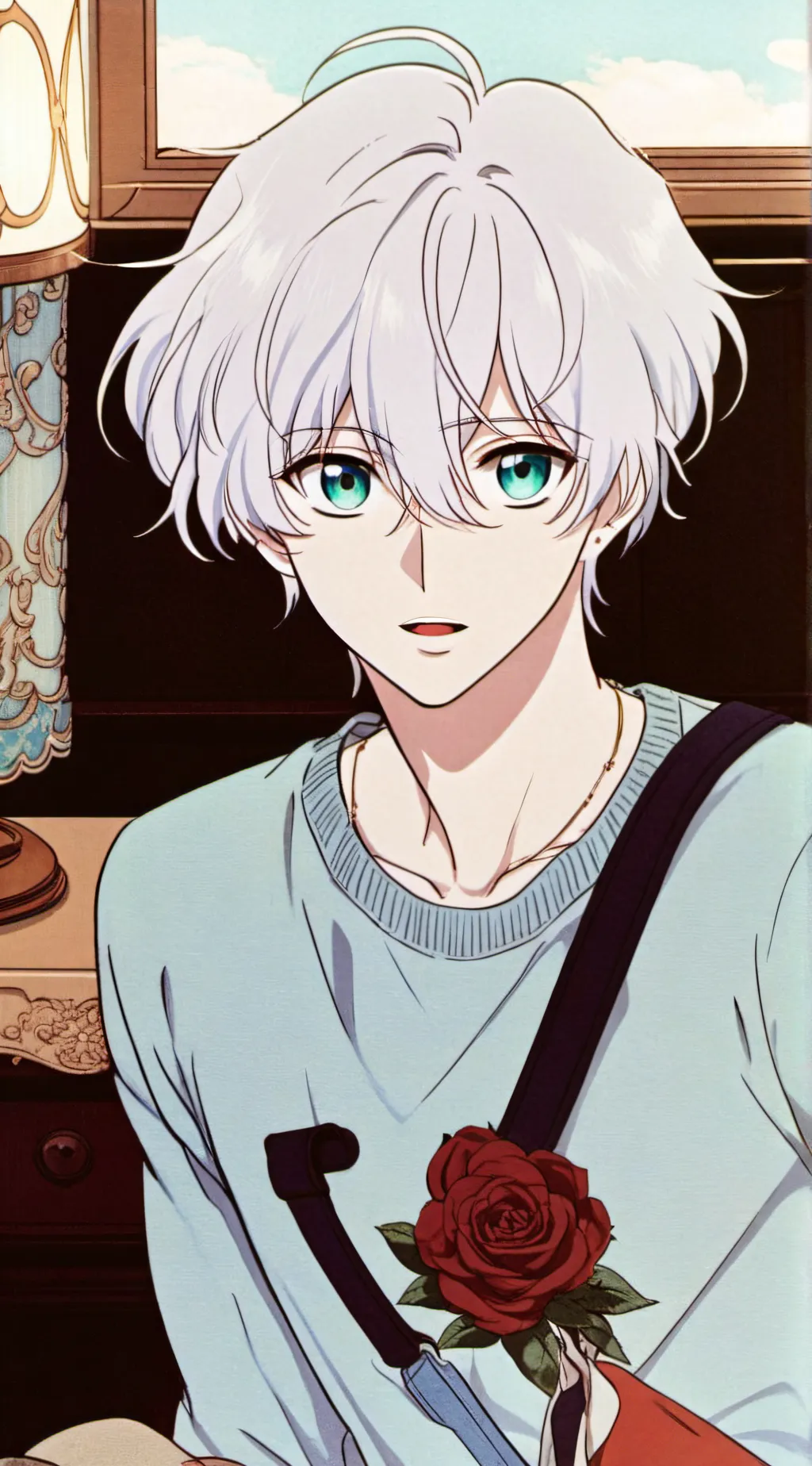ai character: adam background