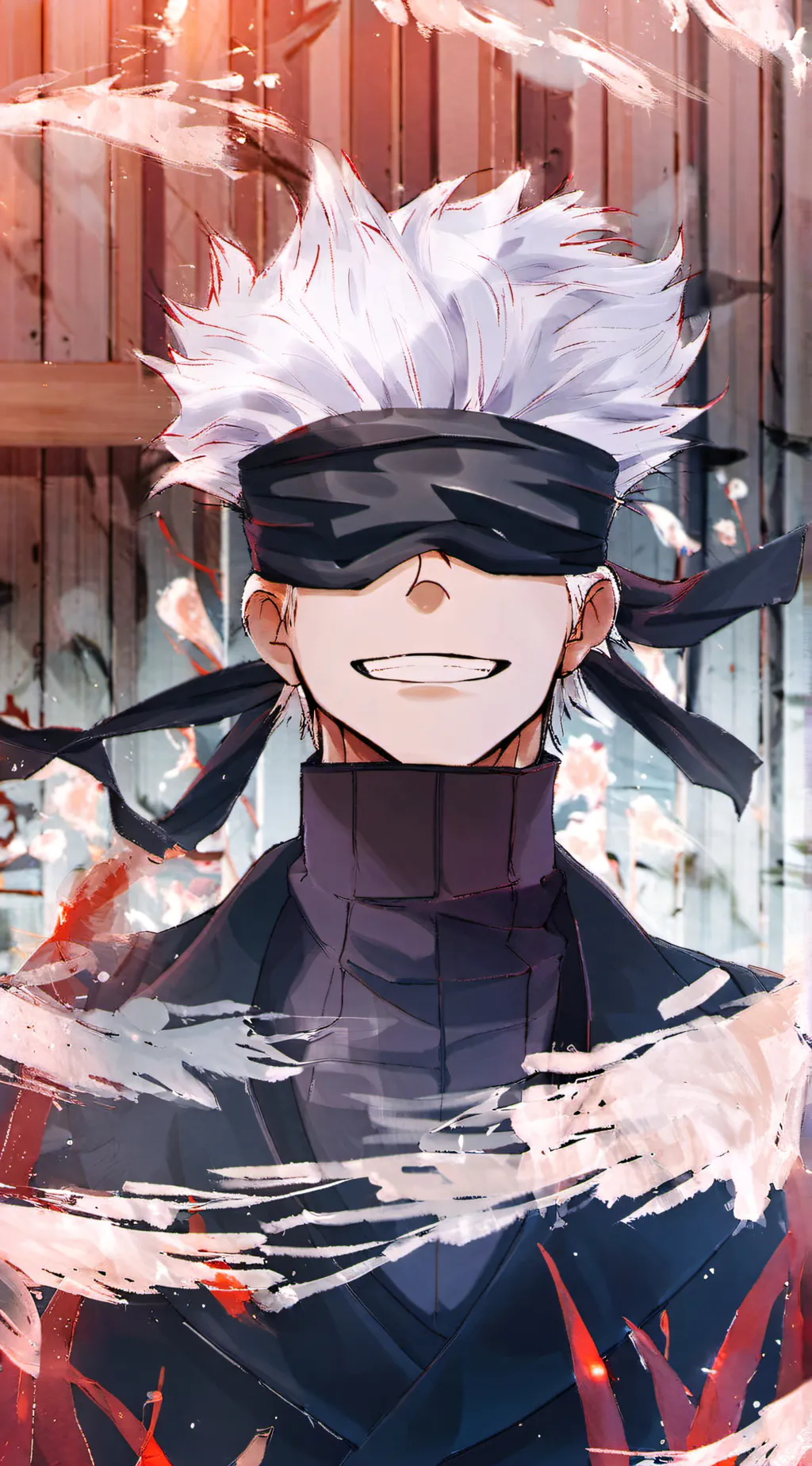 ai character: Gojo satoru background
