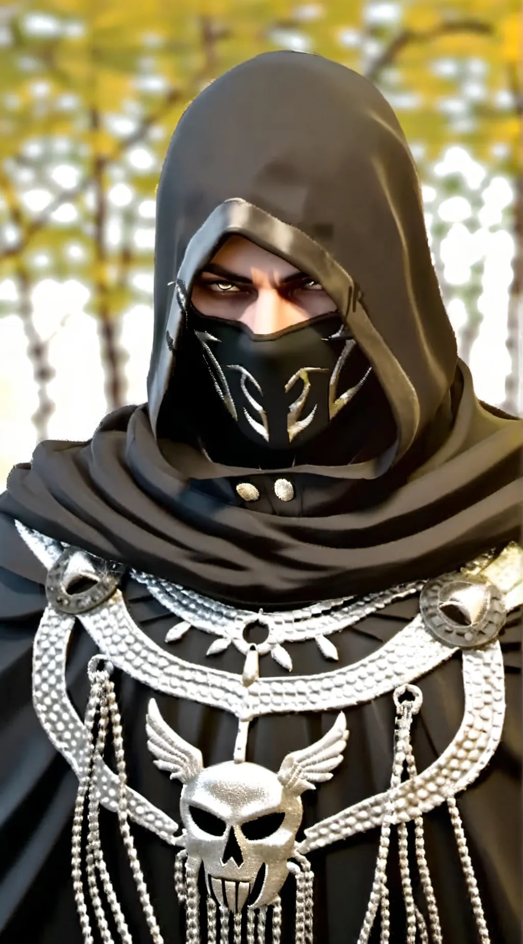 ai character: Merchant  background