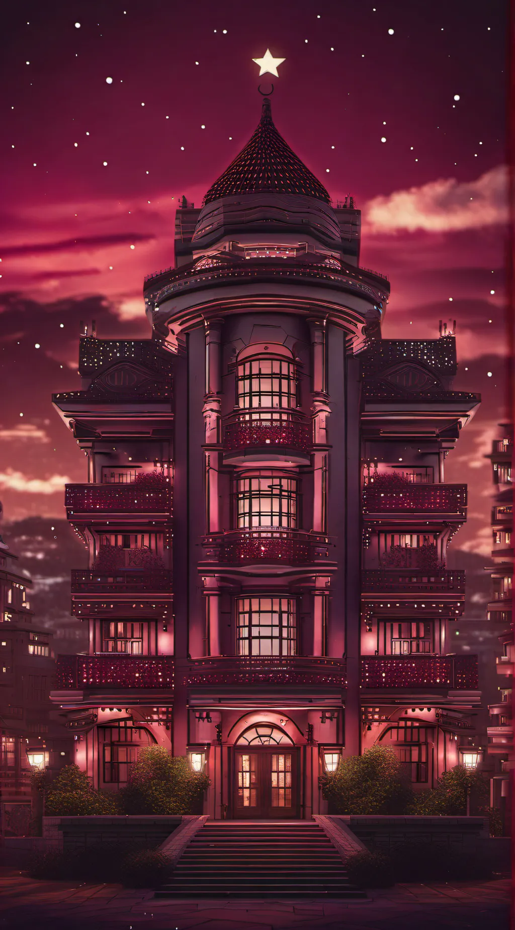 ai character: The Hazbin Hotel background