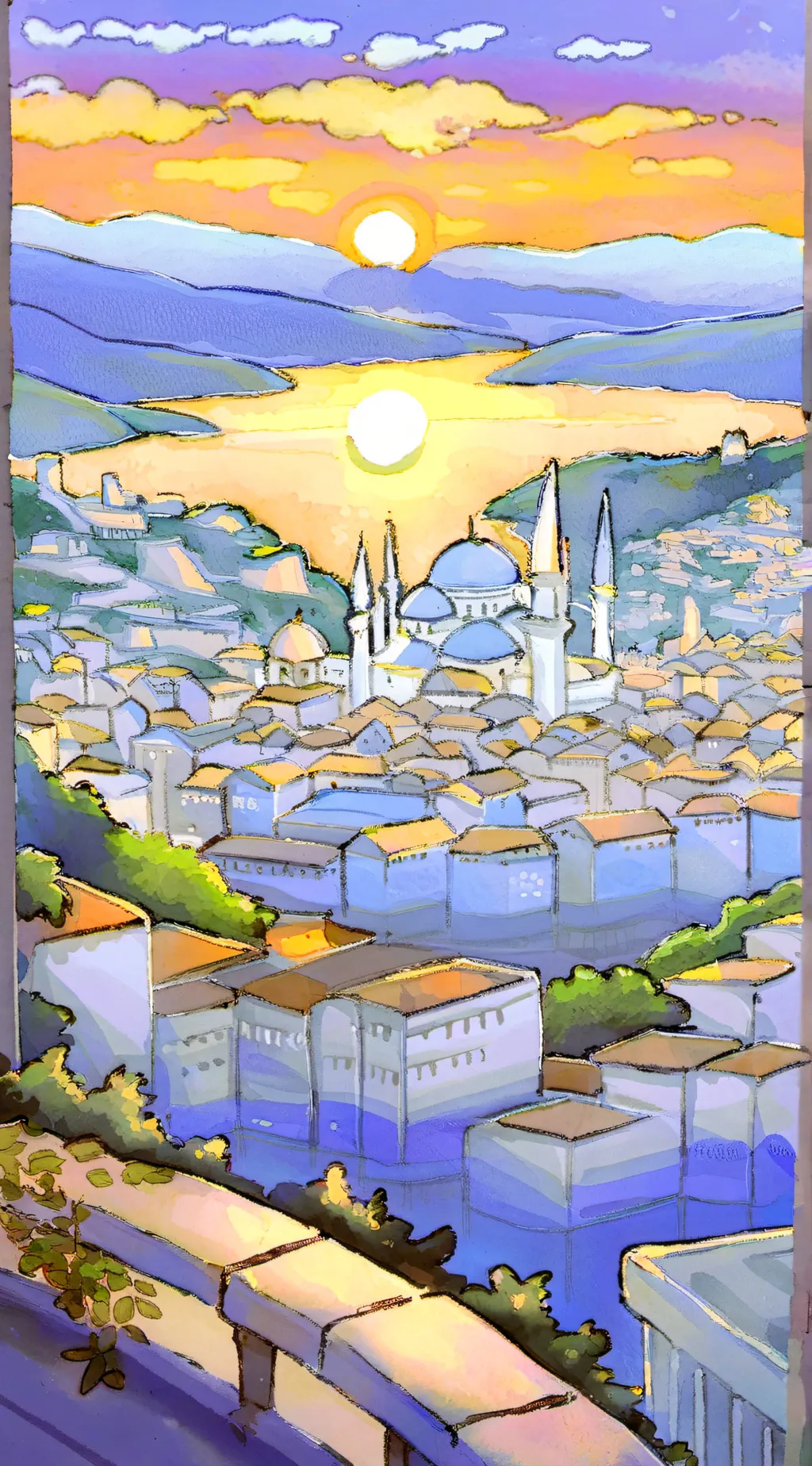 ai character: Imagine background