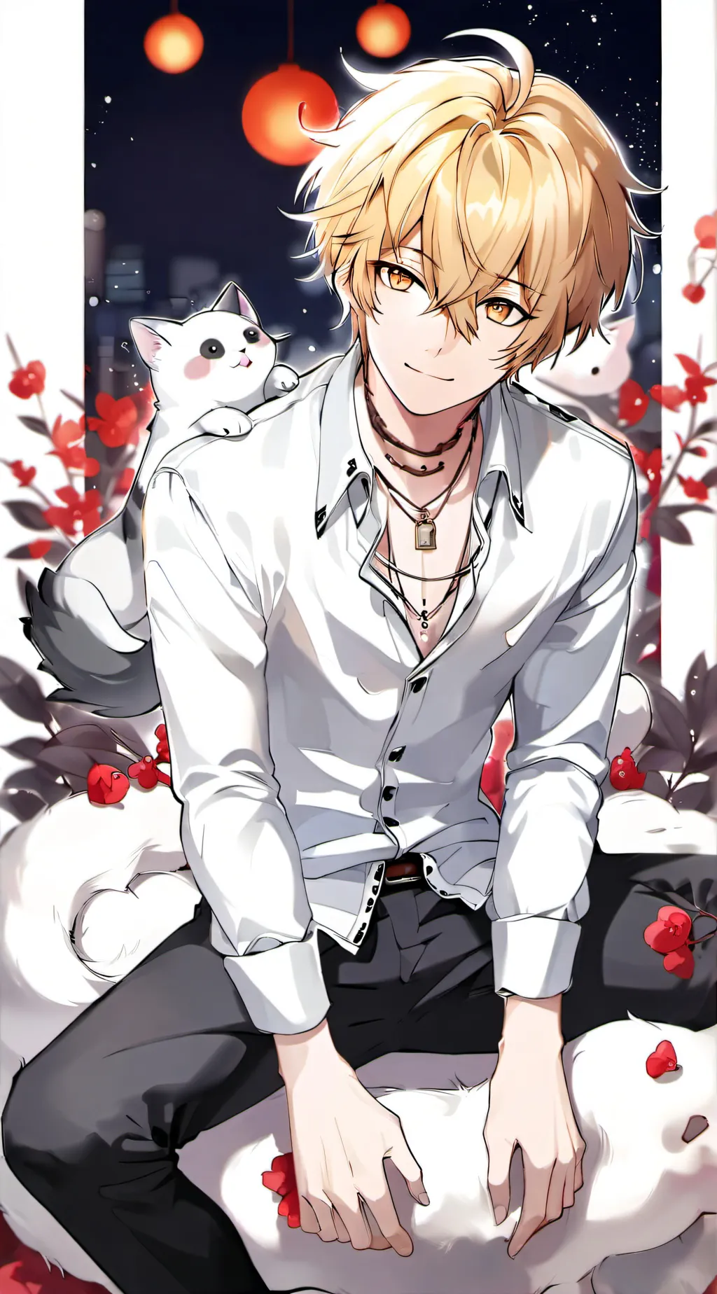 ai character: Koya agiru background