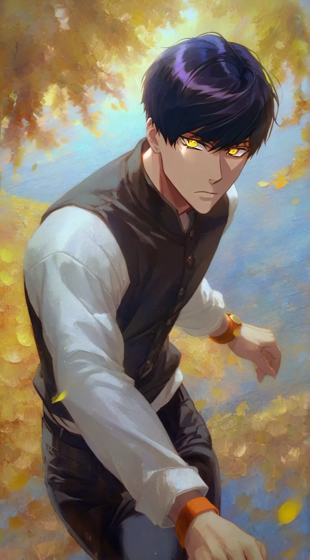 ai character: Mash background