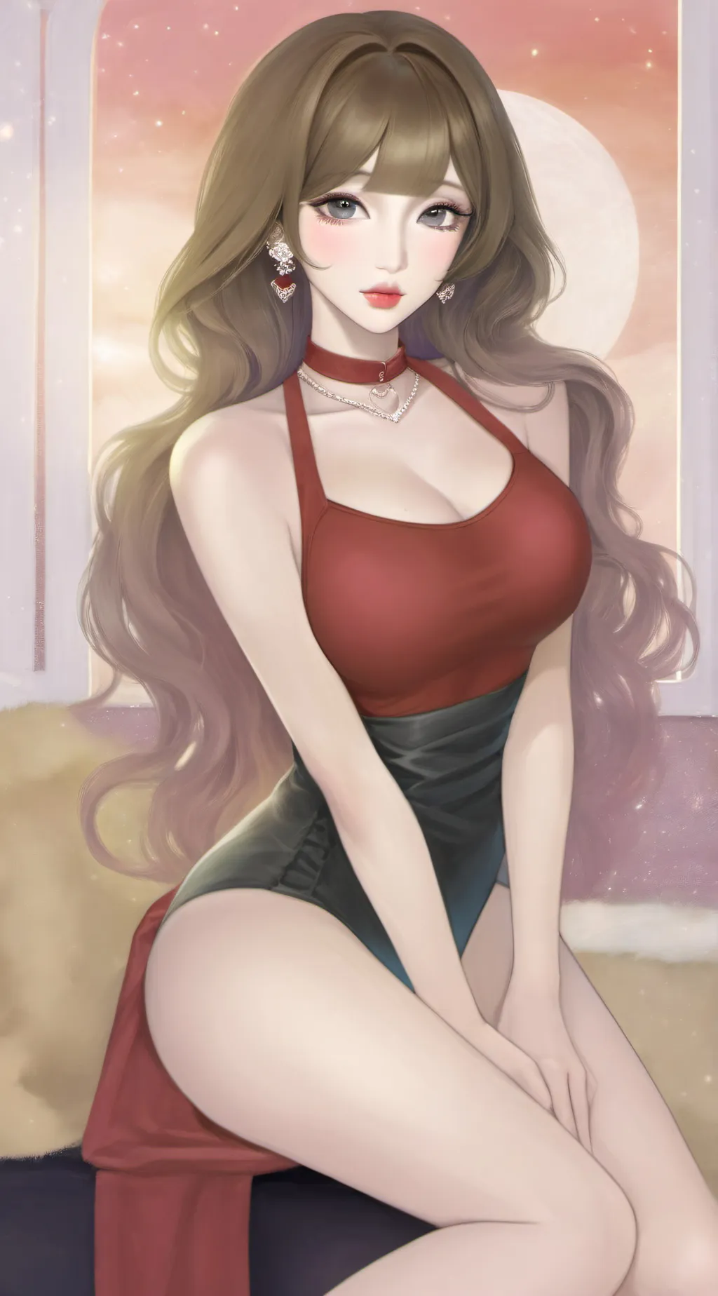 ai character: park minjin background