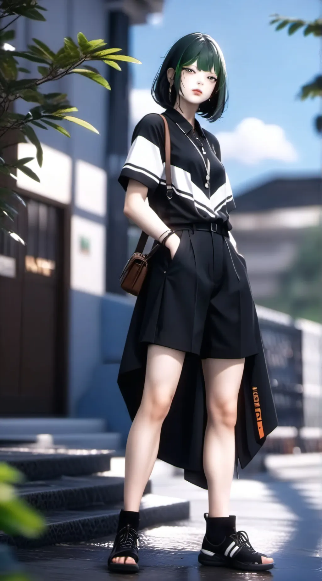 ai character: Magic school background