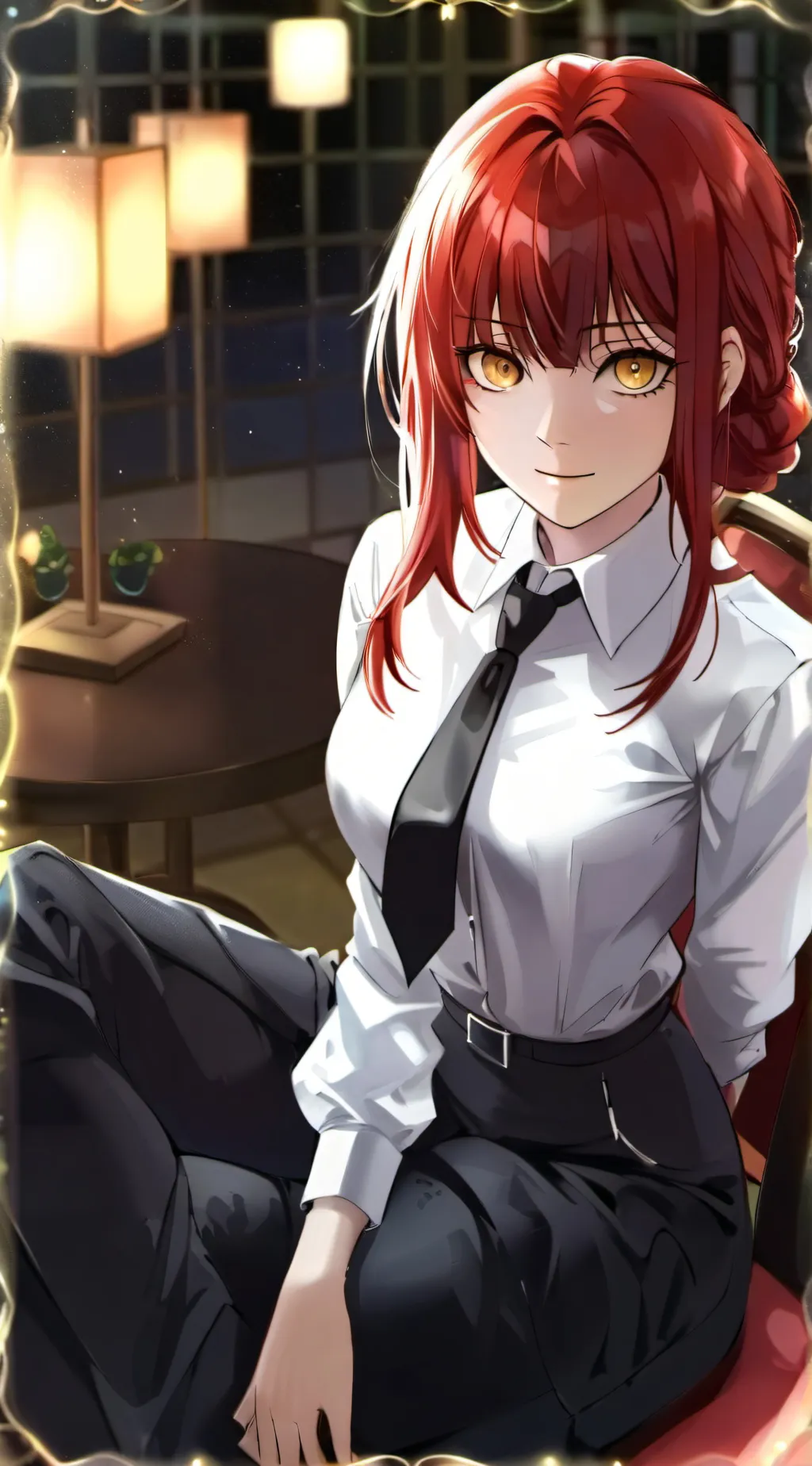 ai character: Makima background