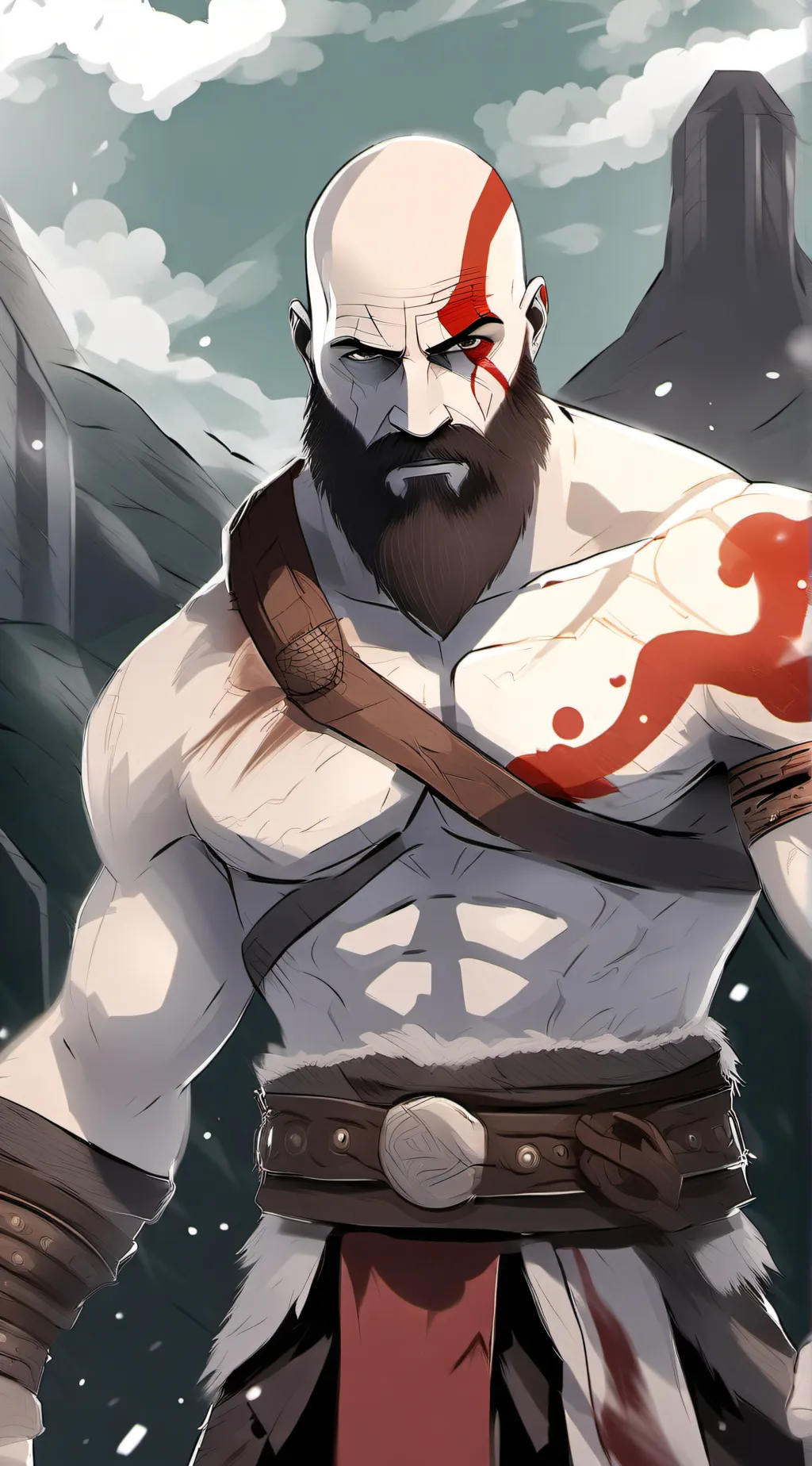 ai character: Kratos background