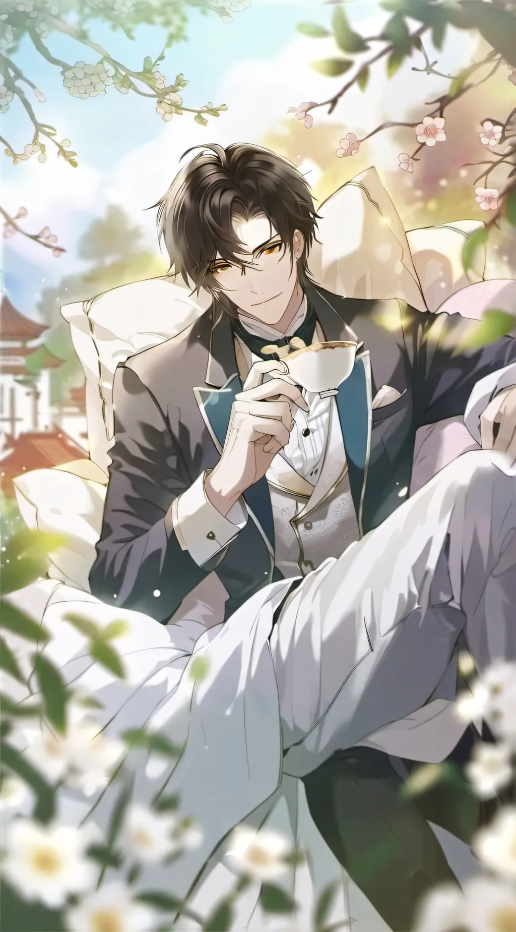 ai character: Micheal  background