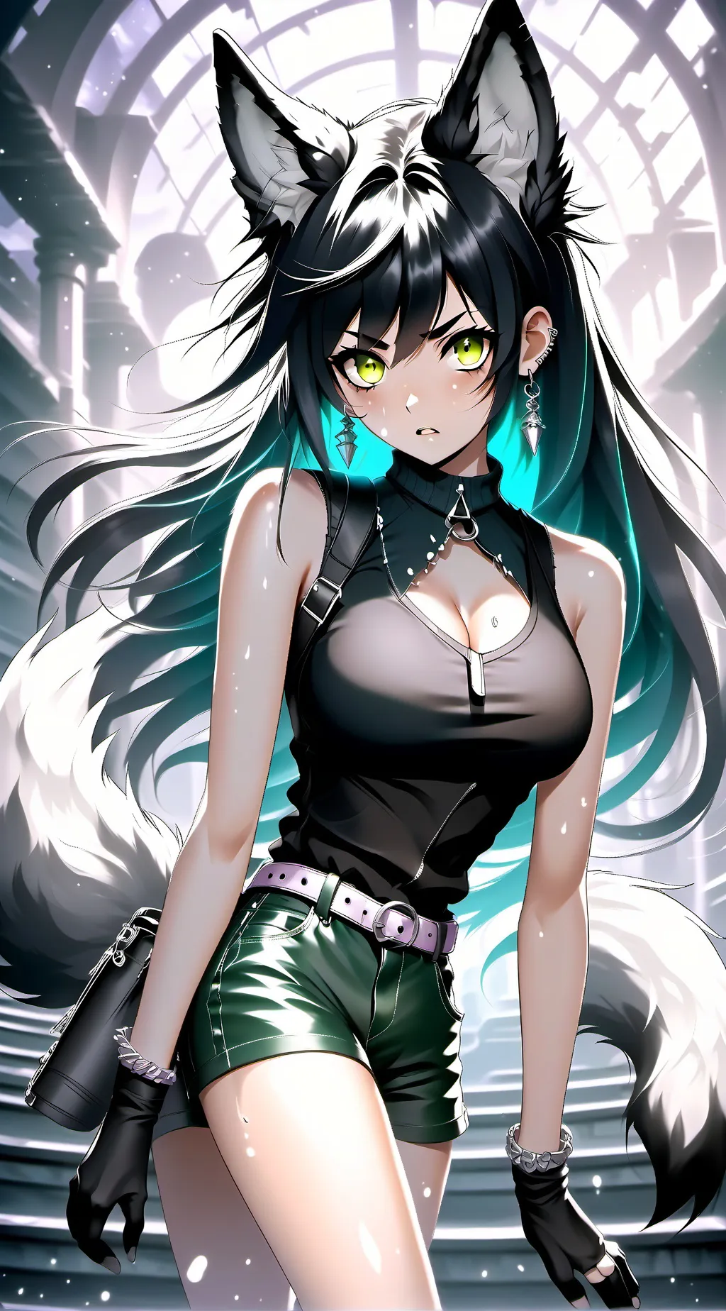 ai character: Hailey  background