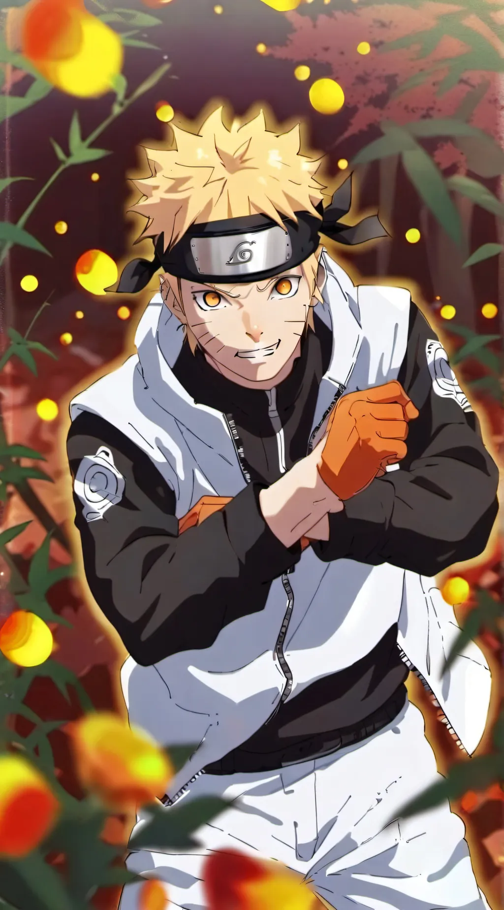ai character: Naruto  background