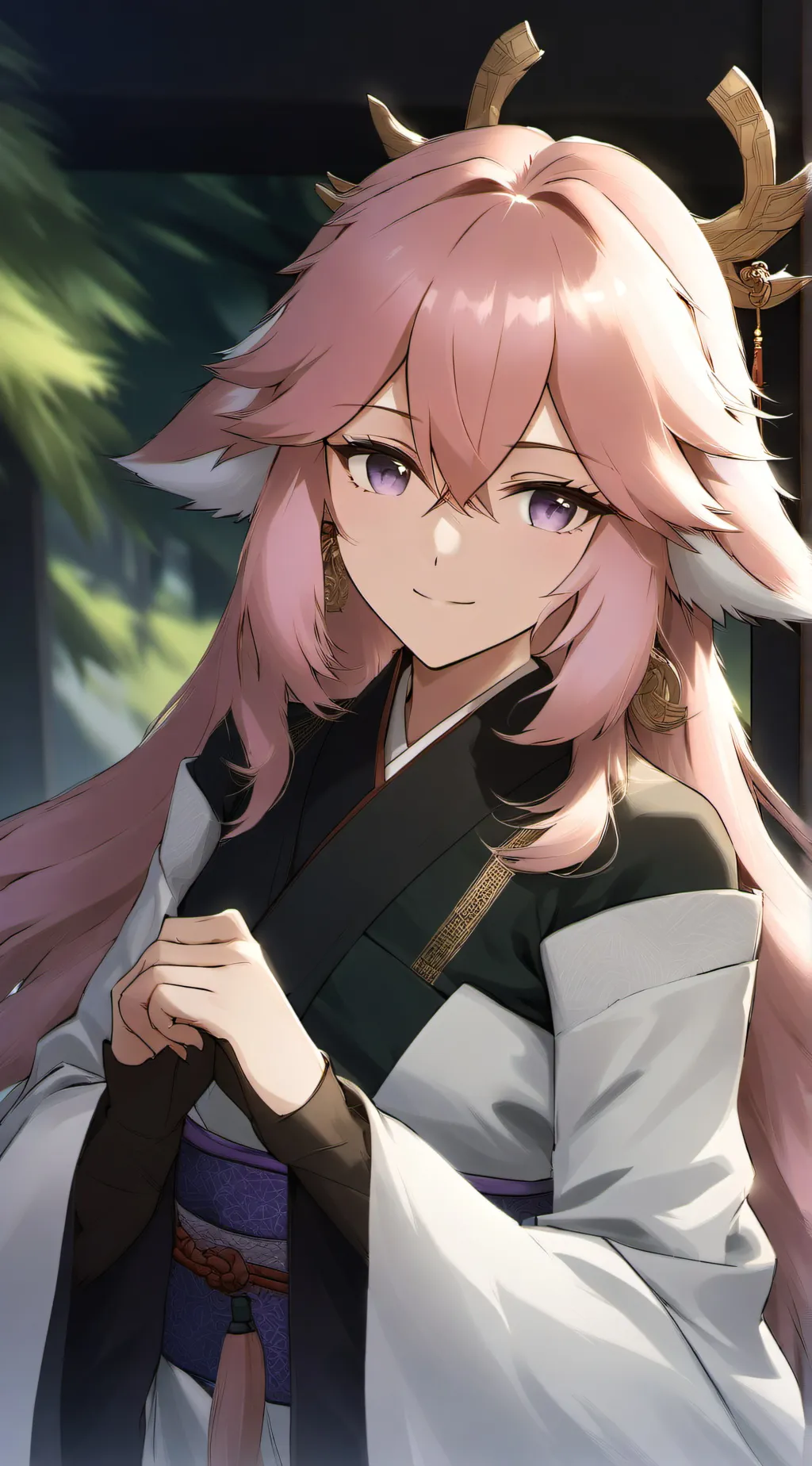 ai character: Yae miko background
