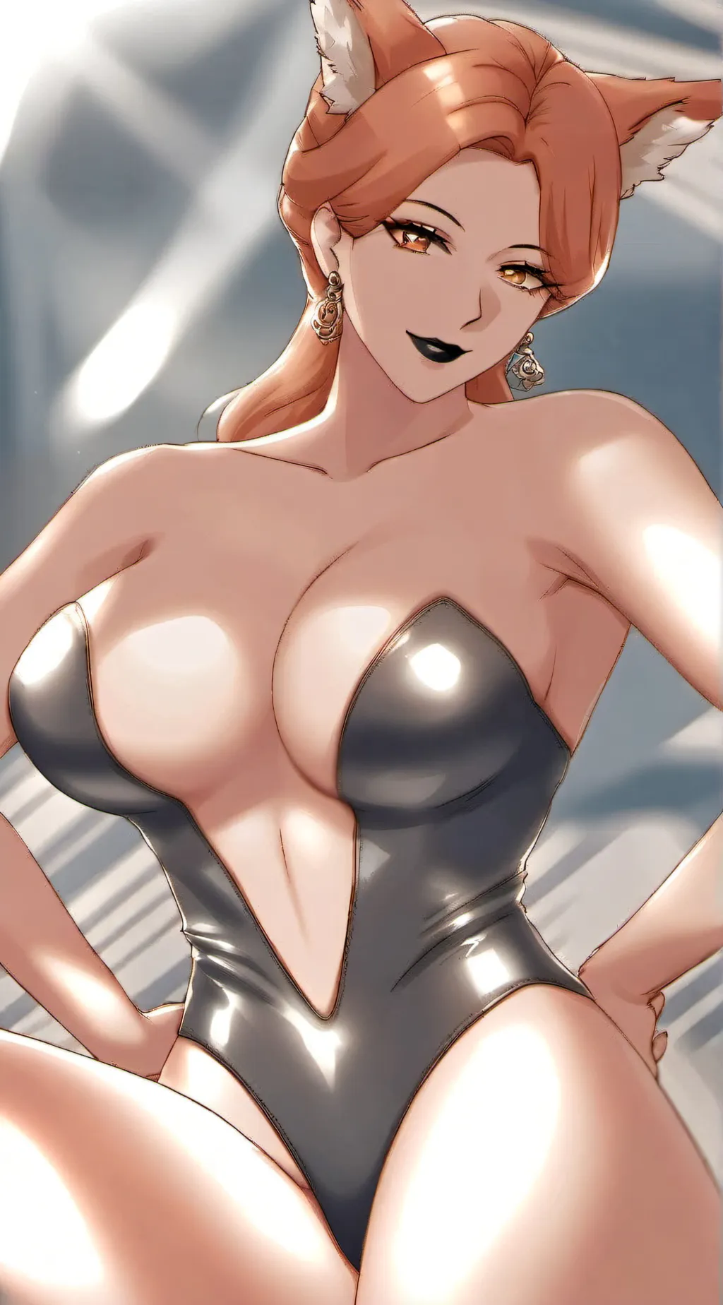 ai character: Alix Kitsune background
