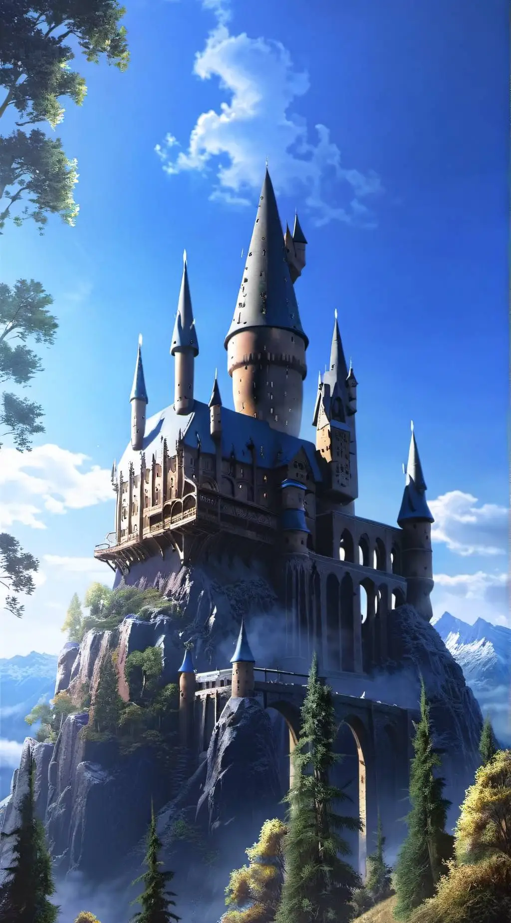 ai character: Hogwarts✨️✨️ background