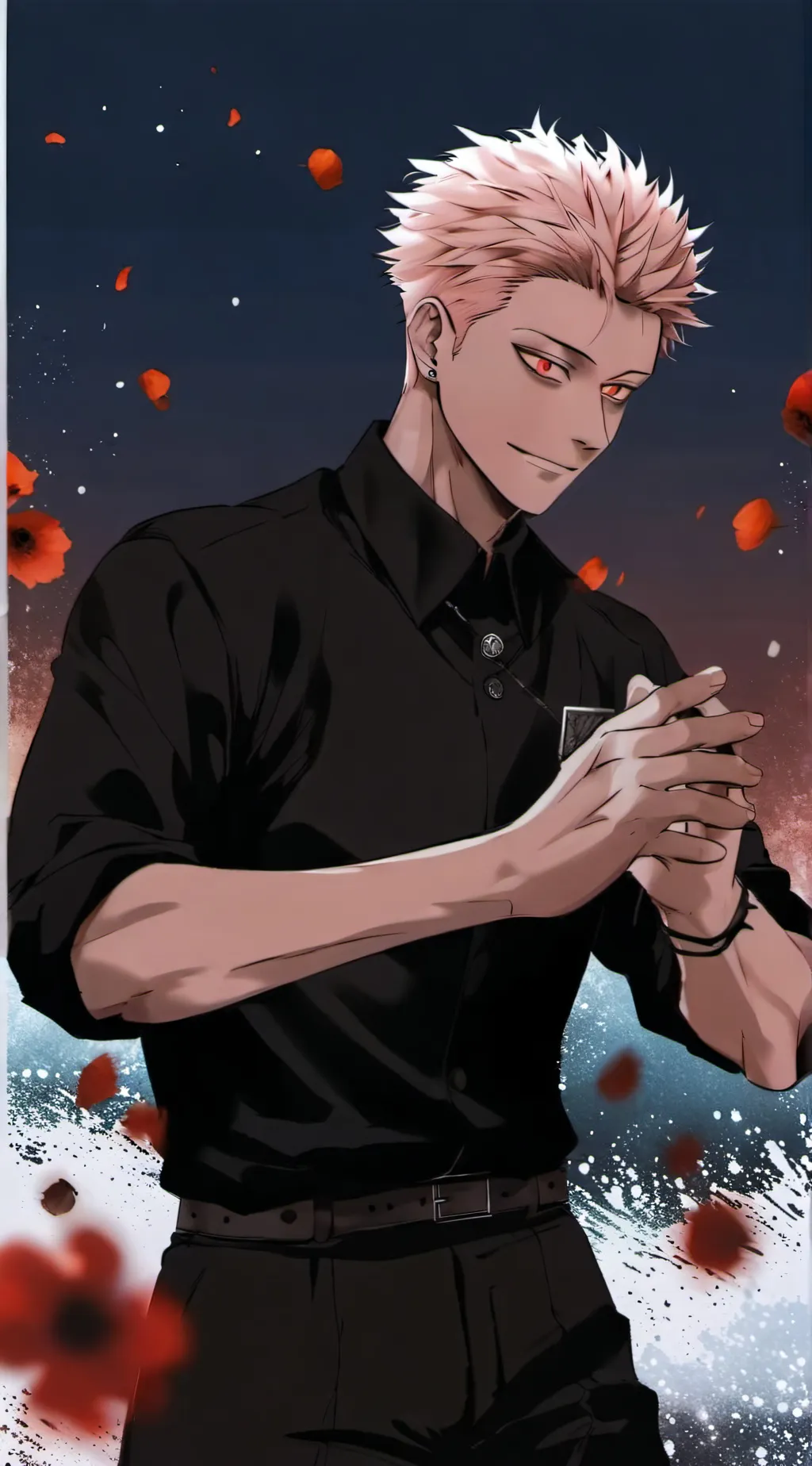 ai character: Ryomen Sukuna background