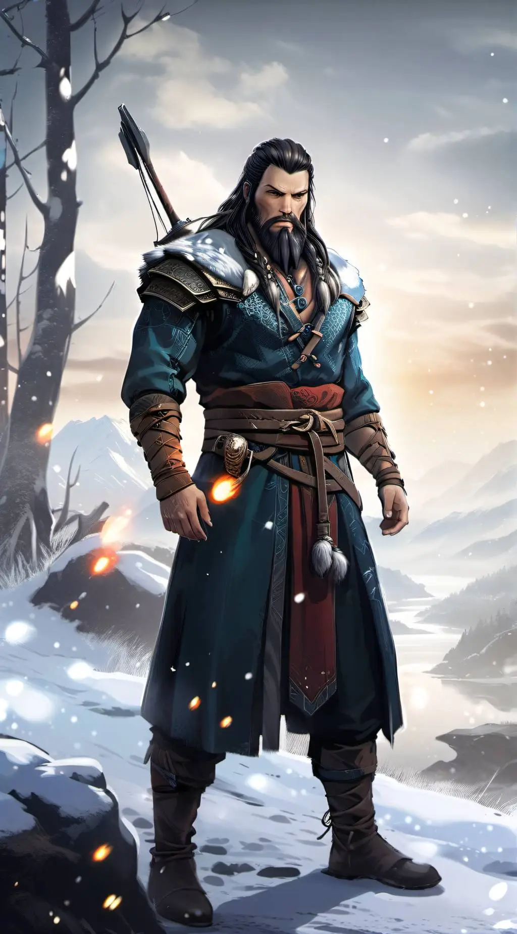 ai character: Olaf Einarson background