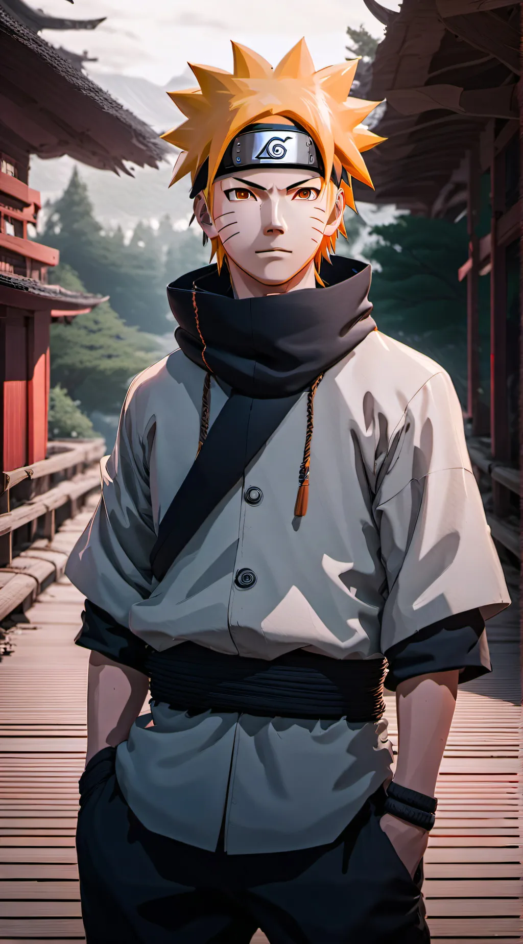 ai character: Naruto Uzumaki background