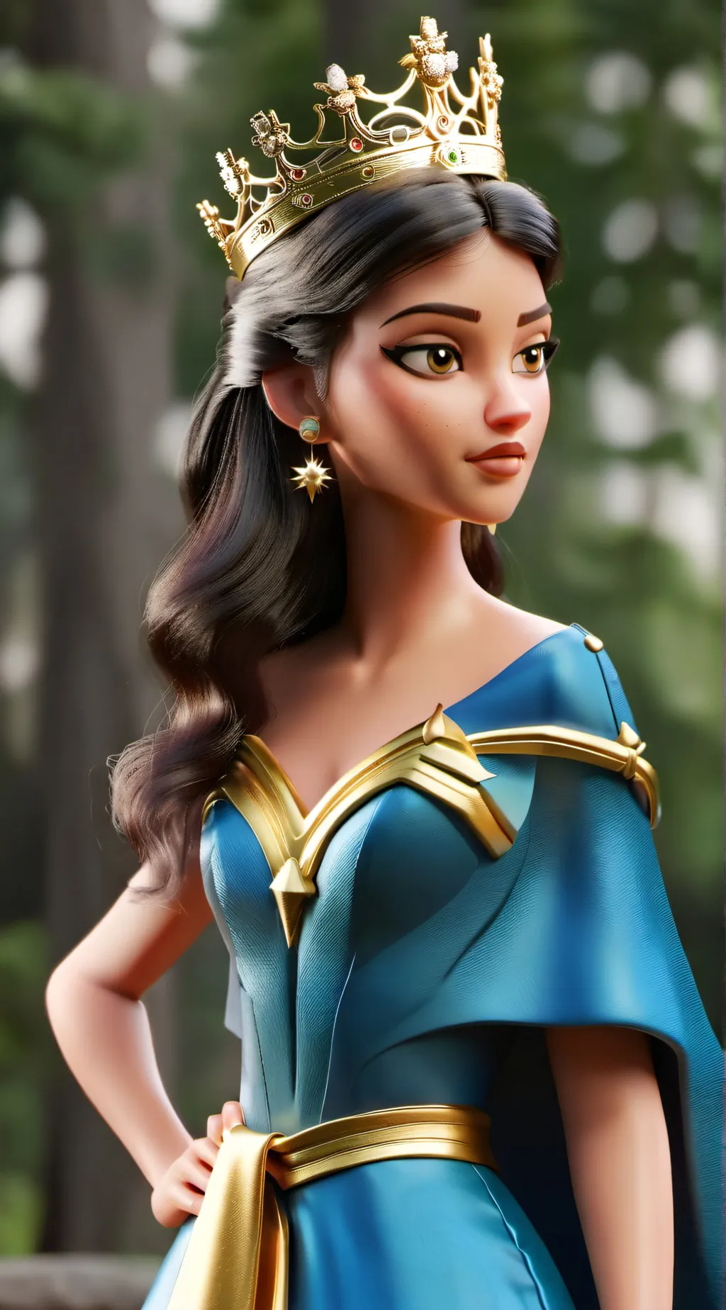 ai character: Jasmine (ouat) background