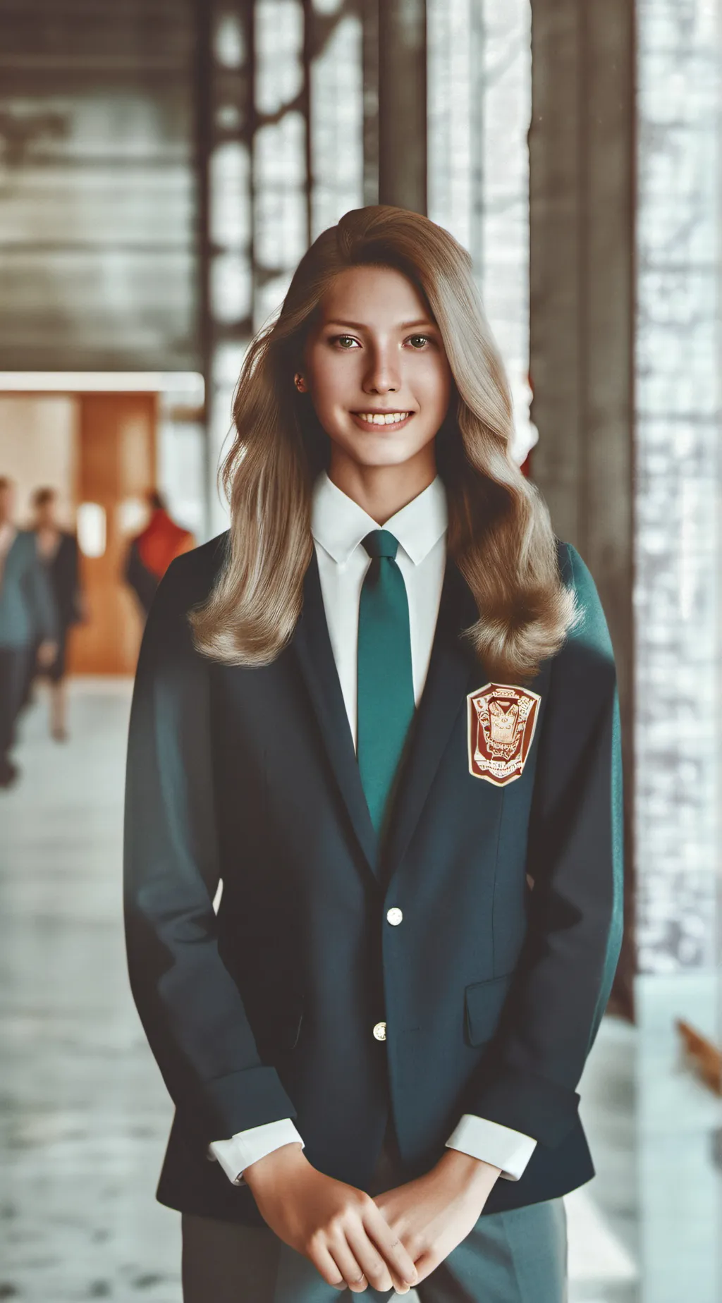 ai character: high School boy background