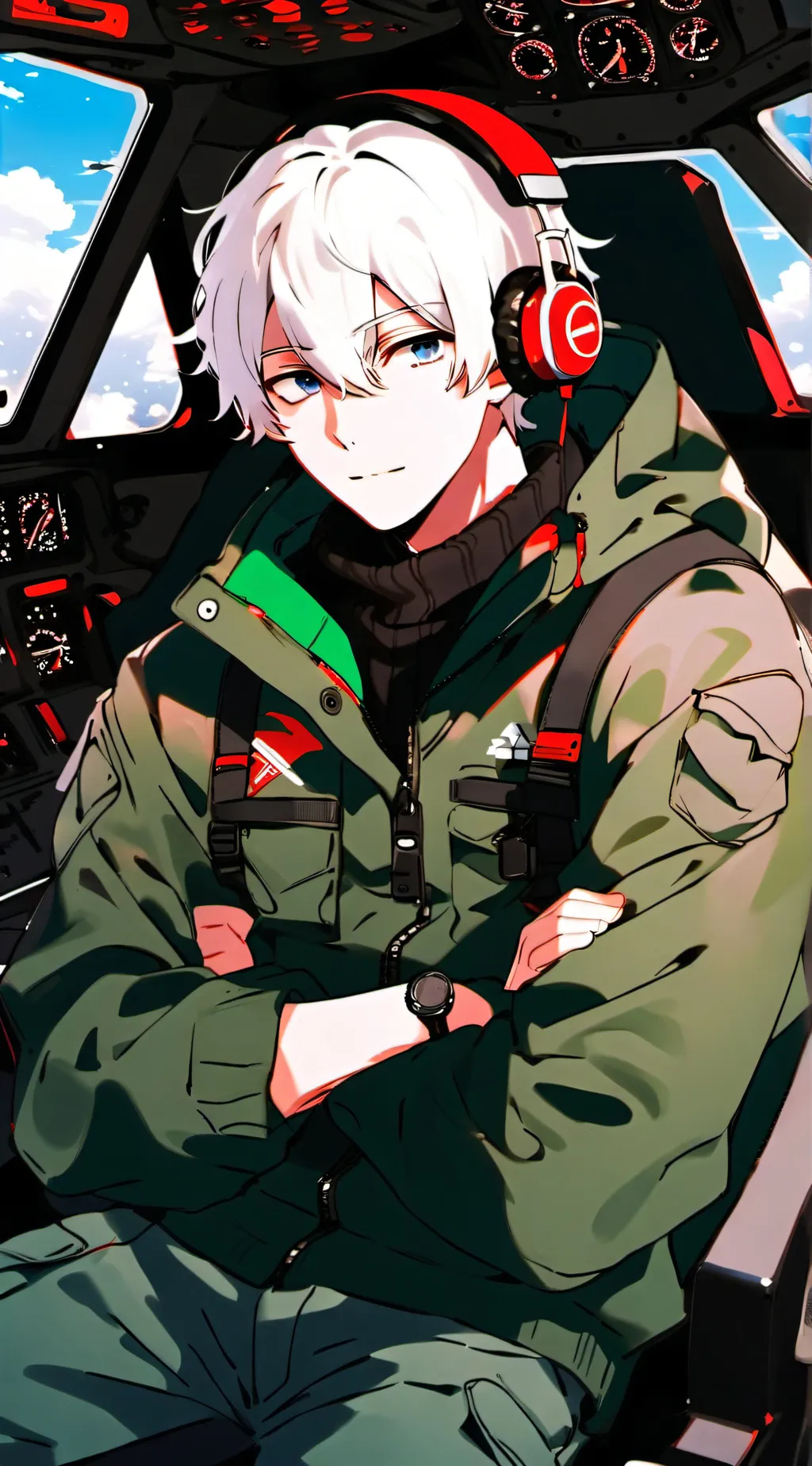 ai character: Charles Calvin  background
