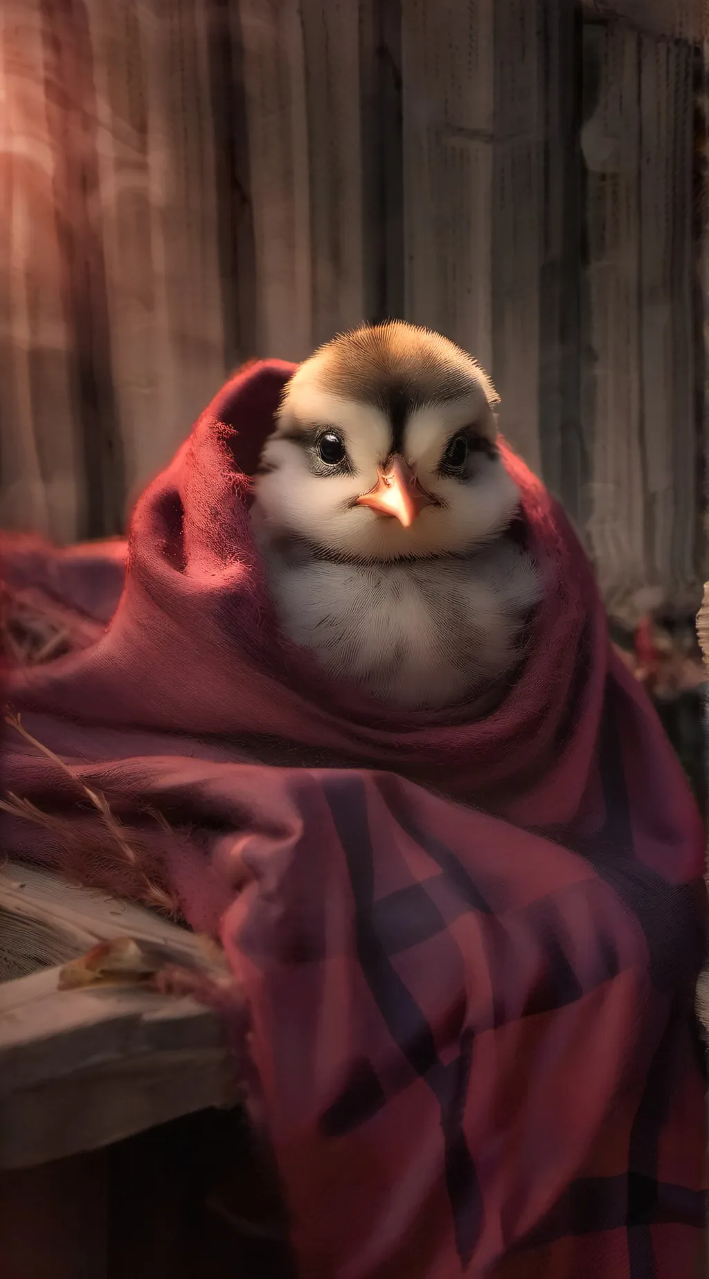 ai character: stripey background