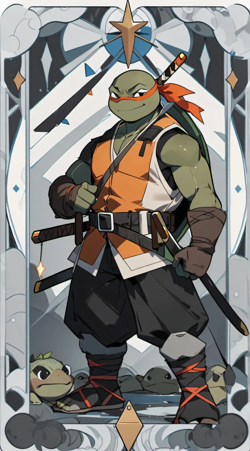 ai character: Tmnt 2003  background