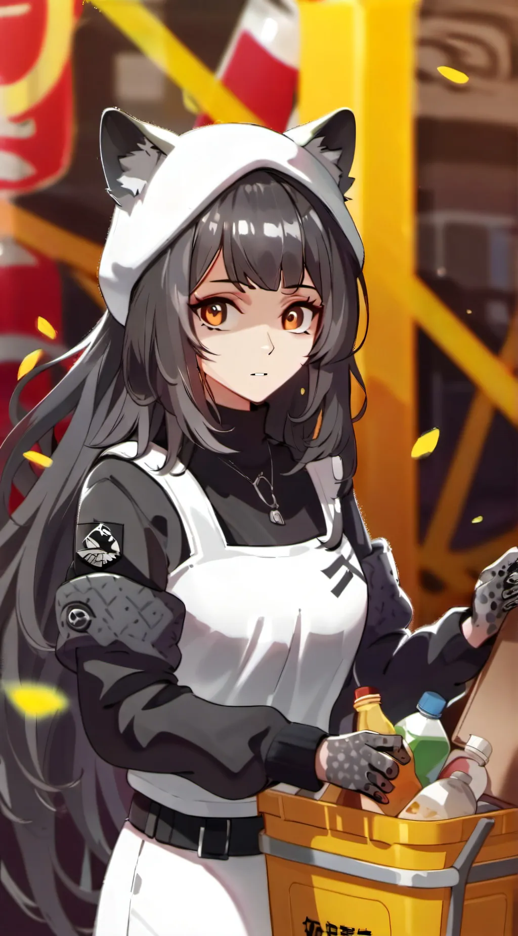 ai character: Charlotte Grey background