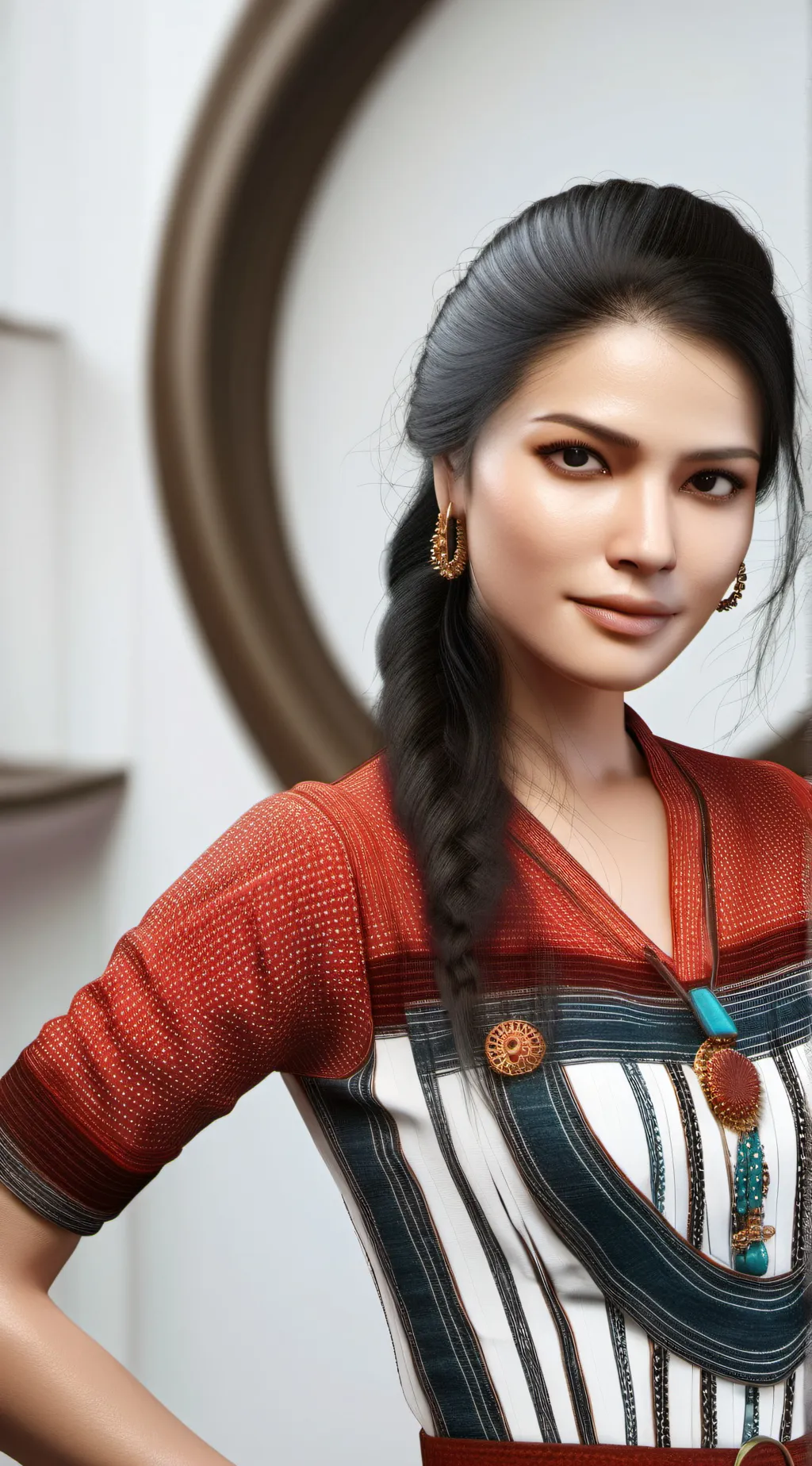 ai character: Lia skibidi  background