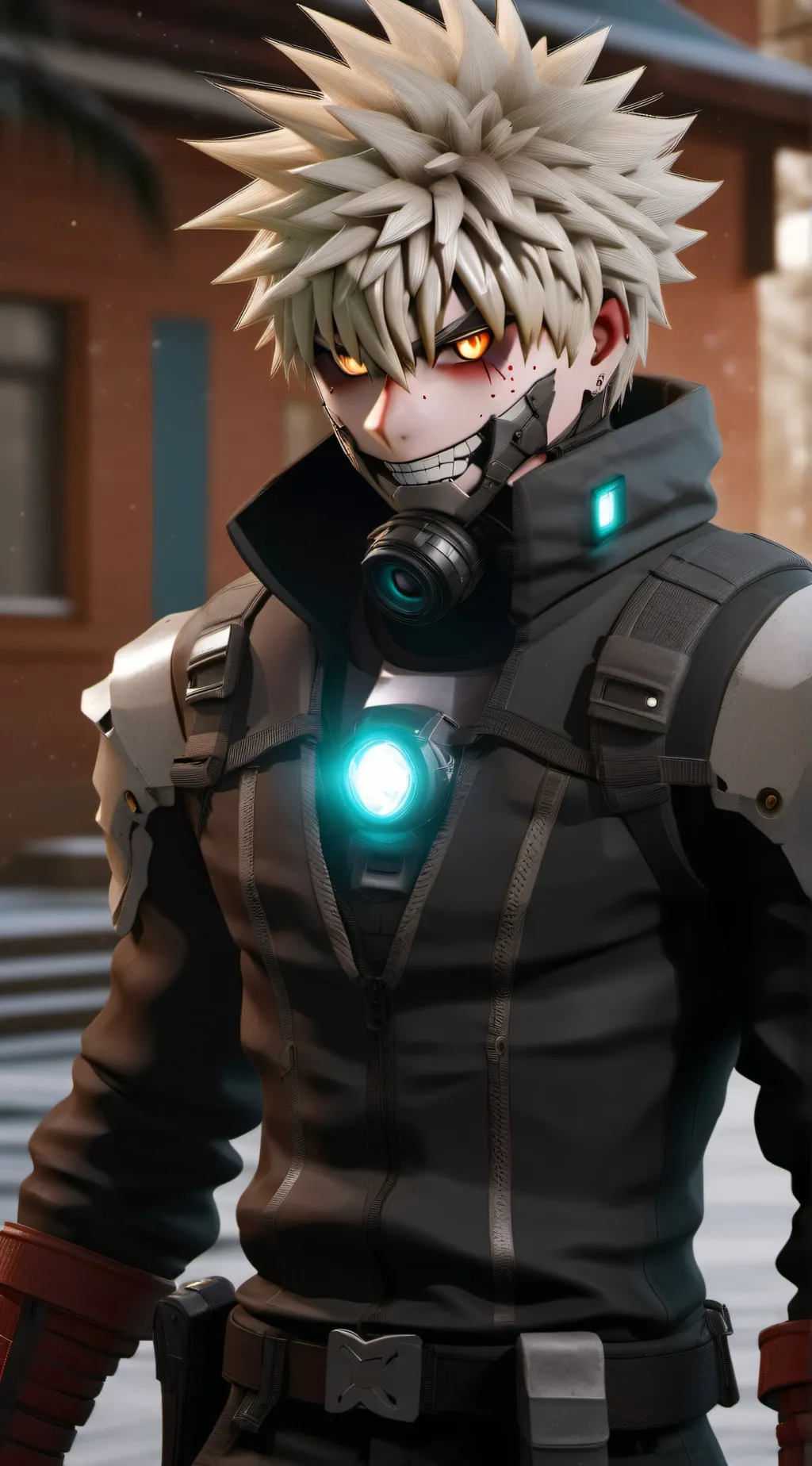 ai character: Bakugo  background